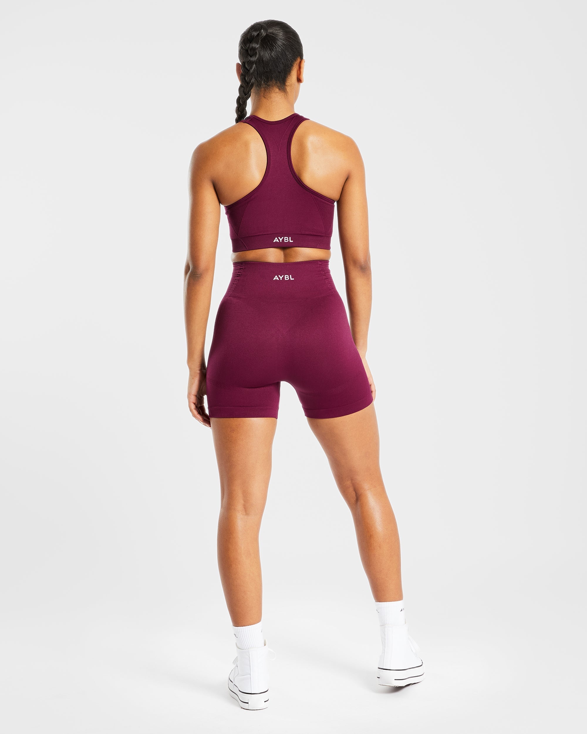 Balance V2 Seamless Shorts - Purple Wine