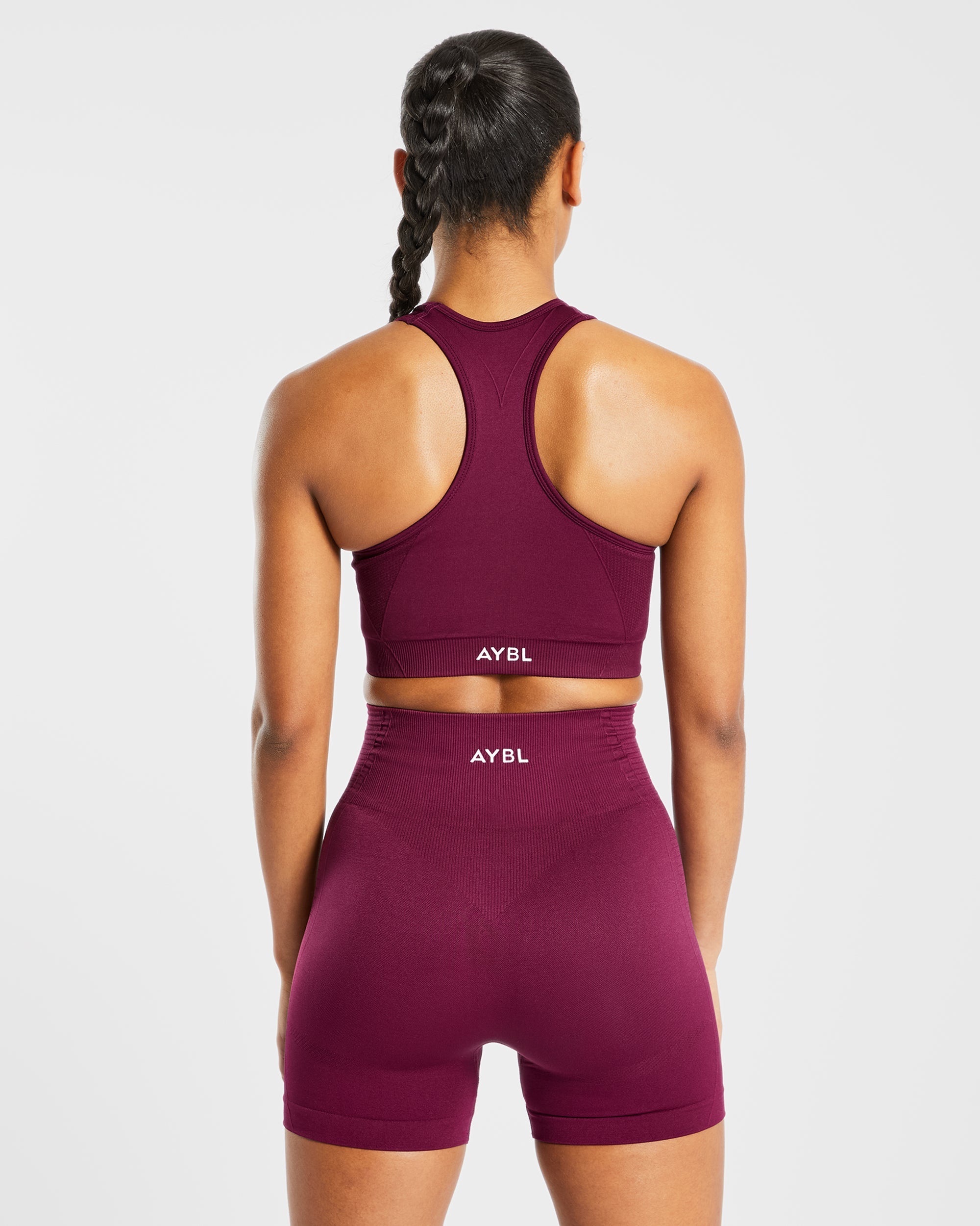 Balance V2 Seamless Sports Bra - Purple Wine