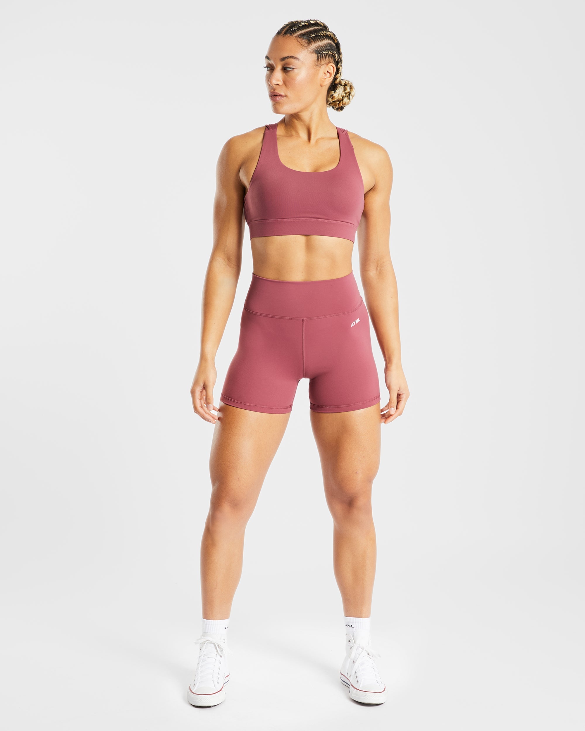 Core Sports Bra - Brick Red