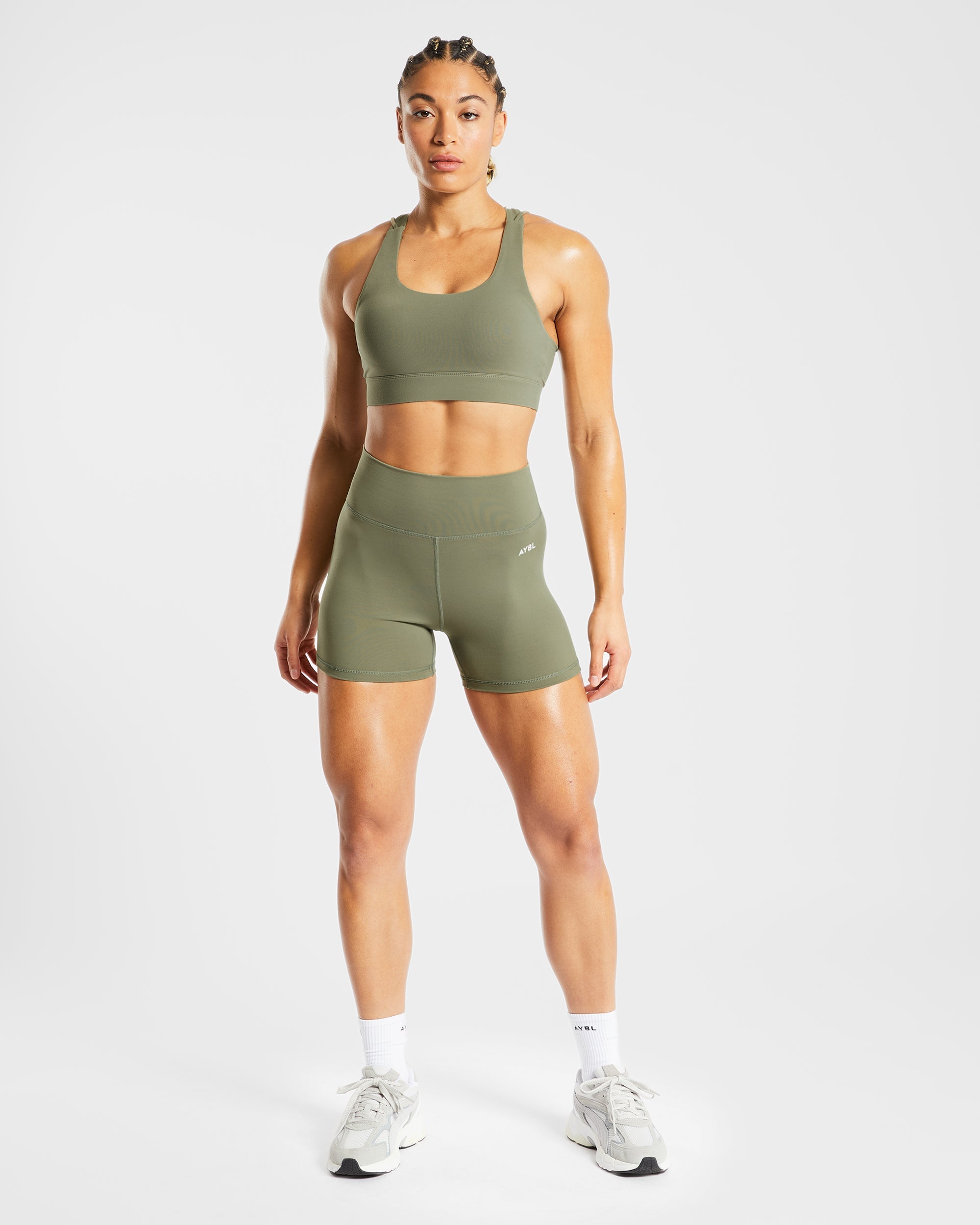 Core Sports Bra - Olive