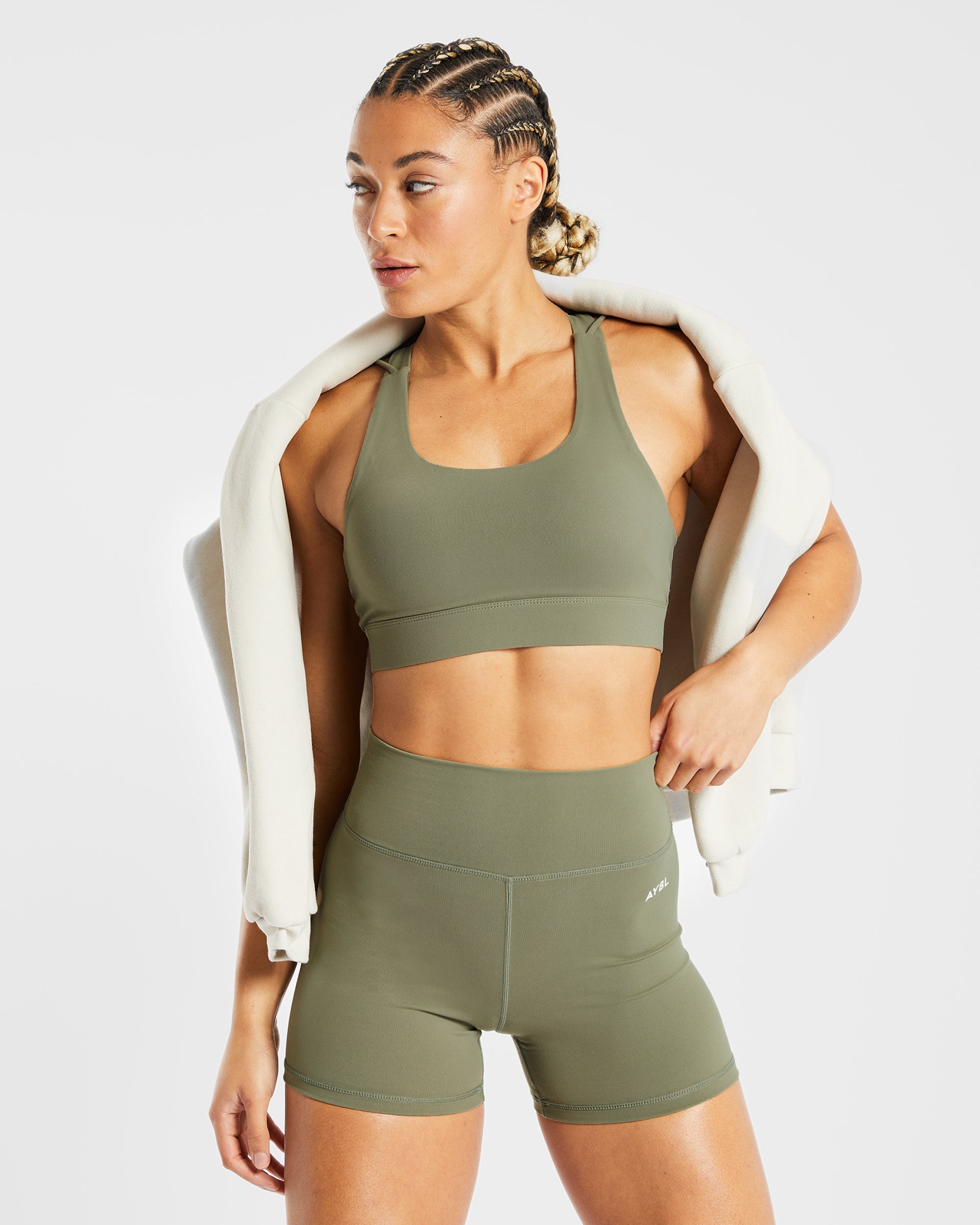 Core Sports Bra - Olive