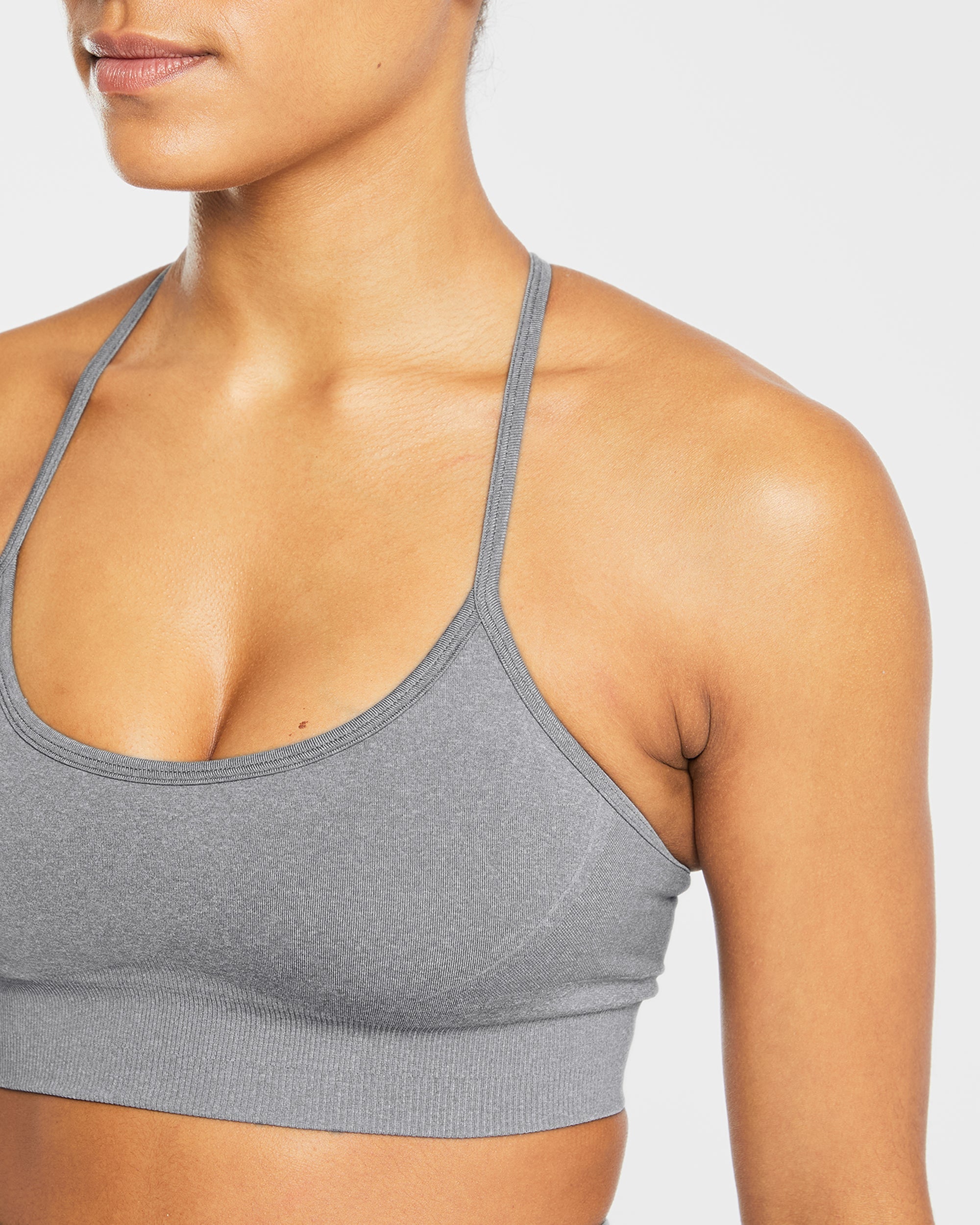 Empower Seamless Sports Bra - Grey Marl