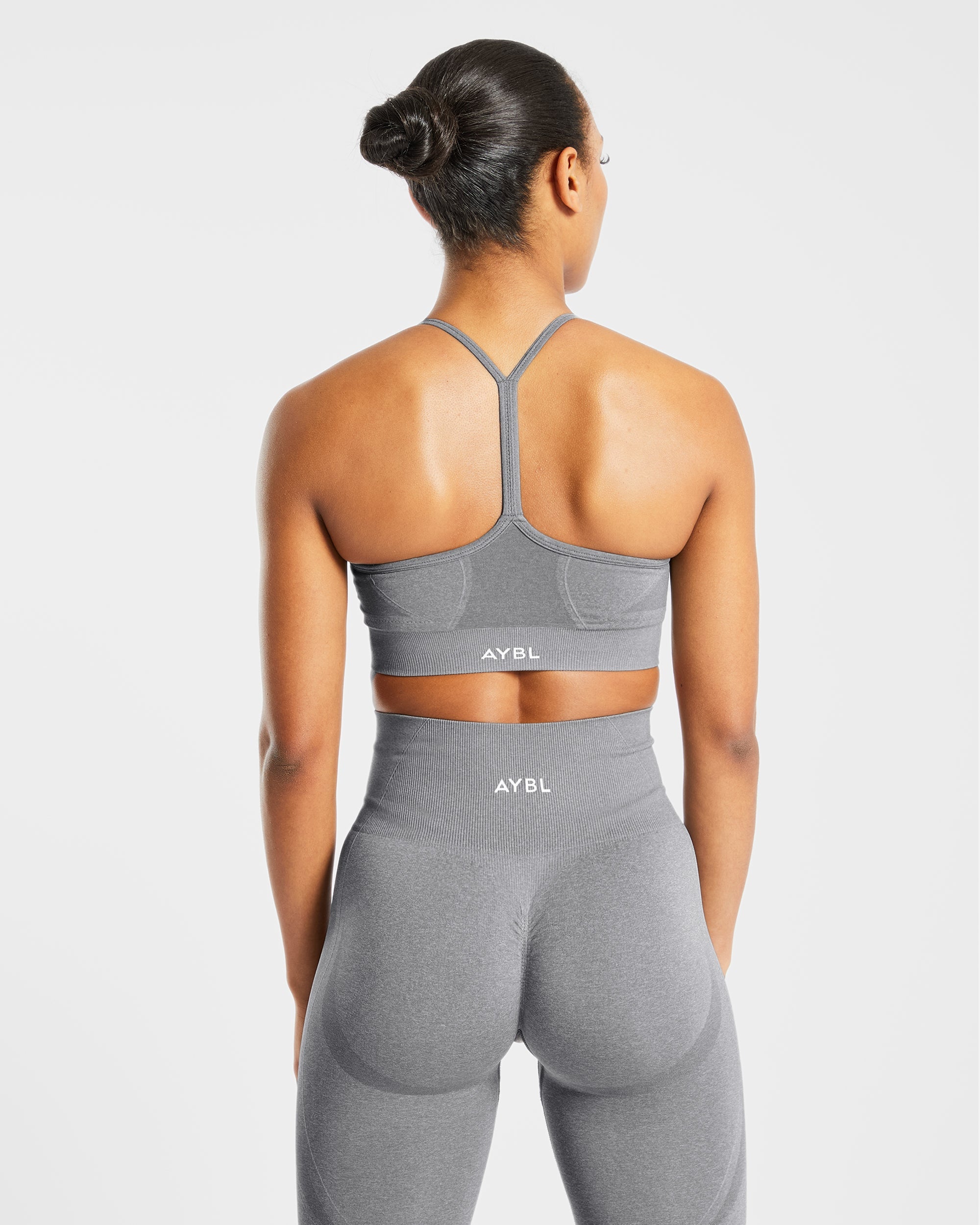 Empower Seamless Sports Bra - Grey Marl