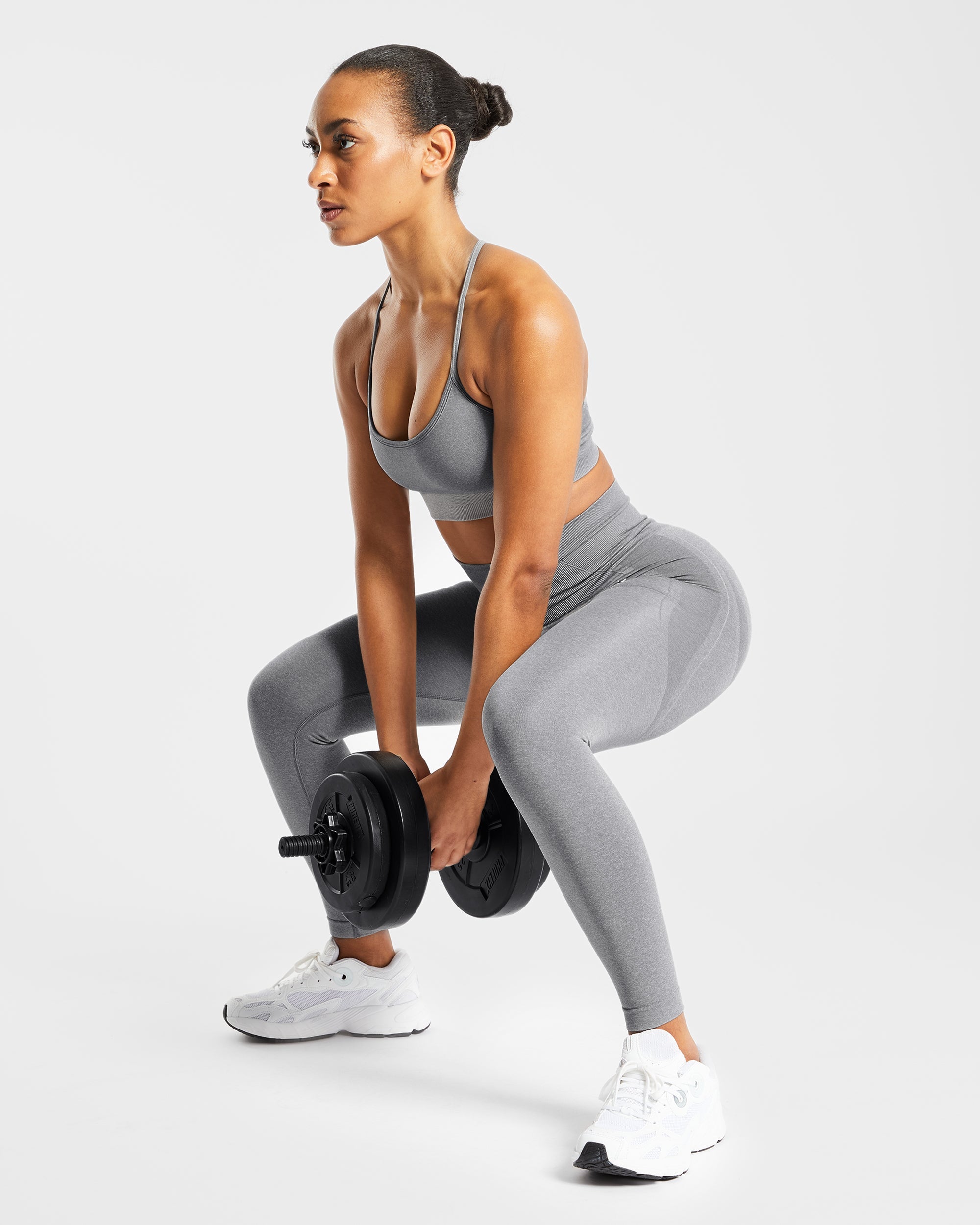 Empower Seamless Leggings - Grey Marl