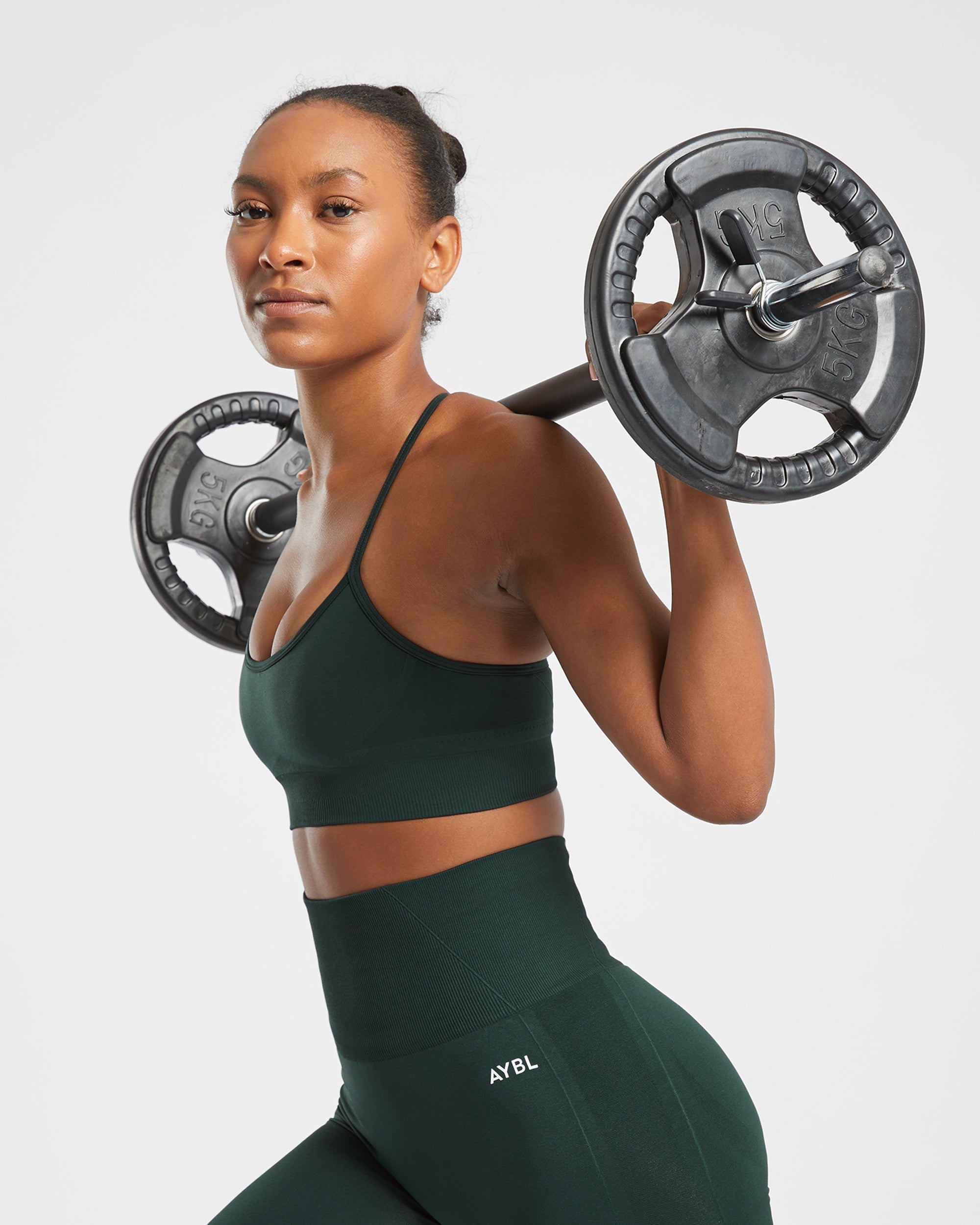 Empower Seamless Sports Bra - Dark Green