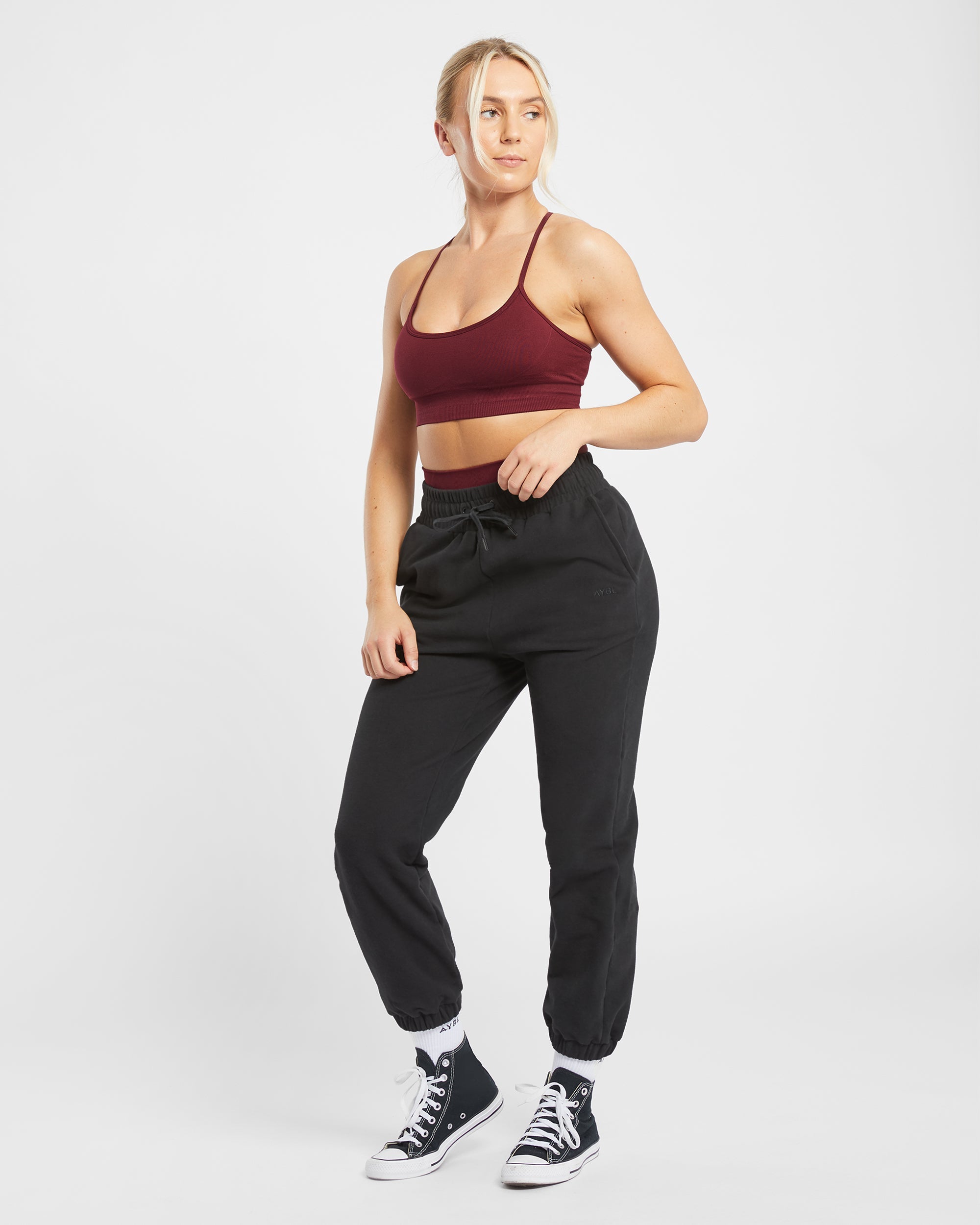 Empower Seamless Sports Bra - Red Wine