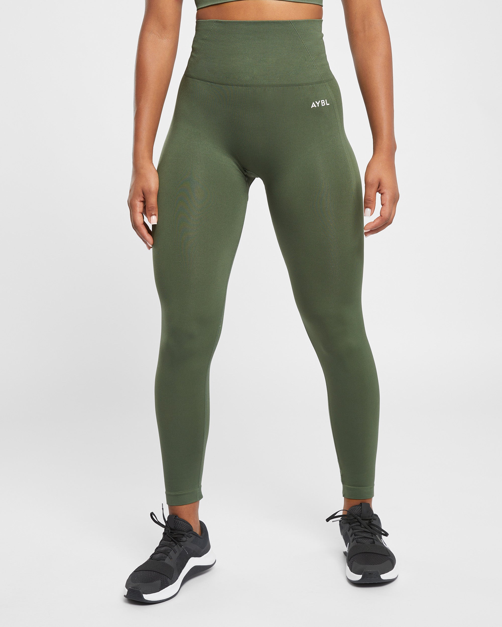 Empower Seamless Leggings - Khaki Green