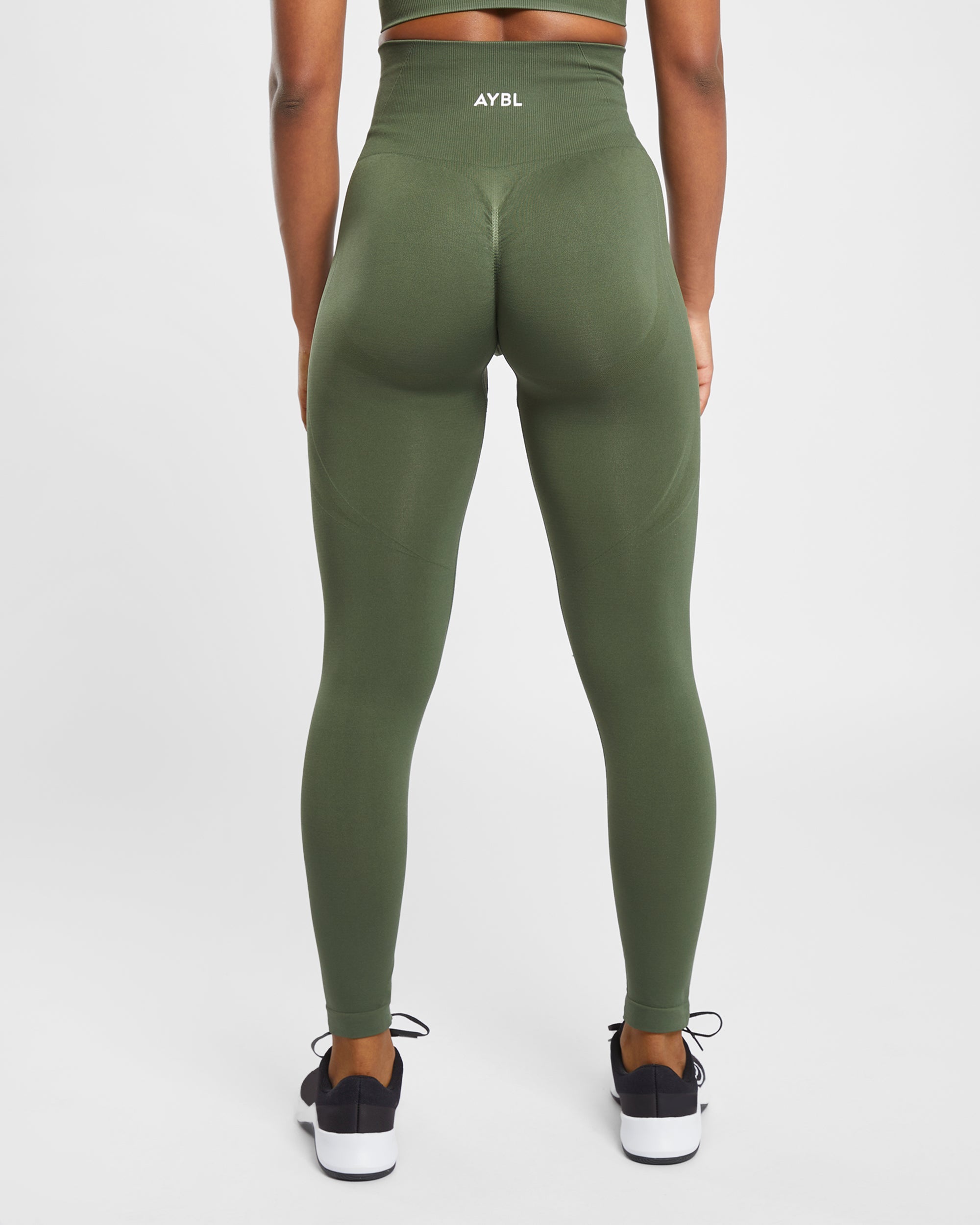 Empower Seamless Leggings - Khaki Green