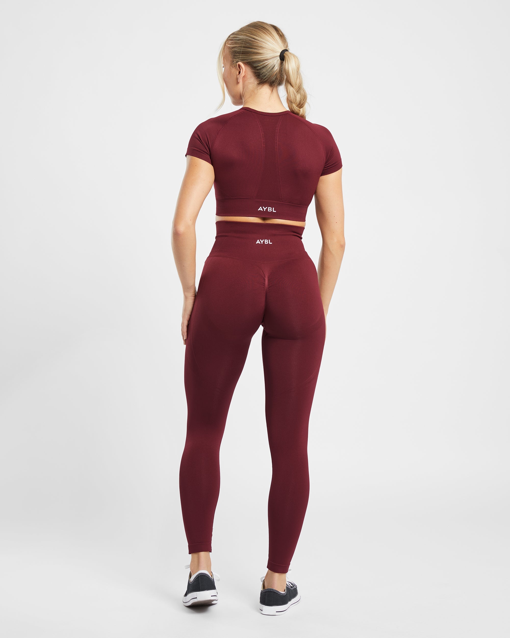 Empower Seamless Leggings - Red Wine