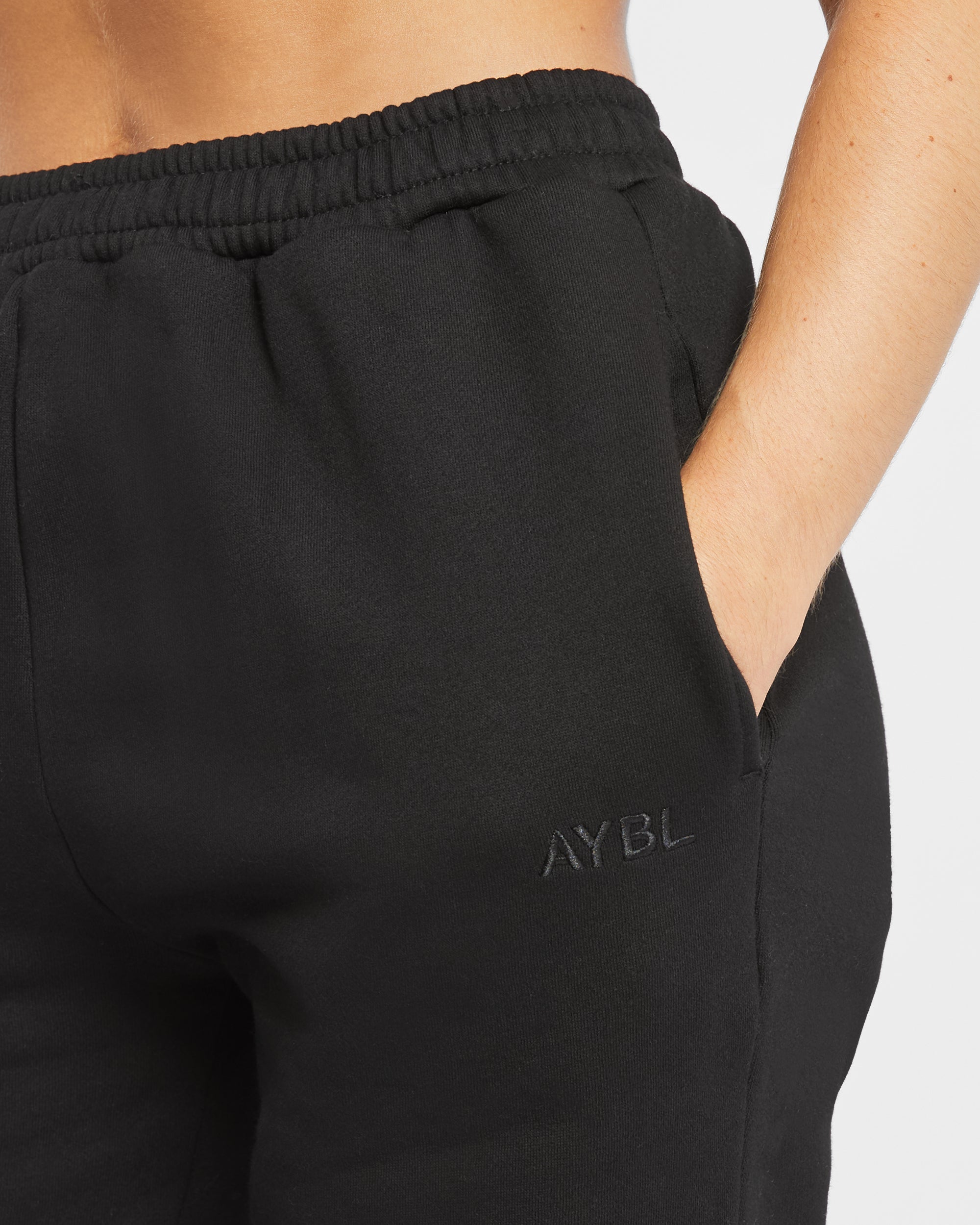 Premium Oversized Joggers - Black