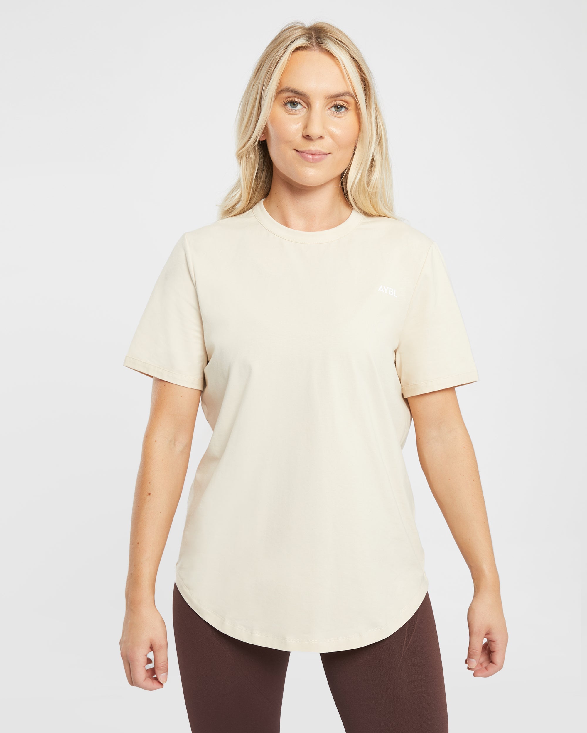 Everyday Relaxed T Shirt - Cream