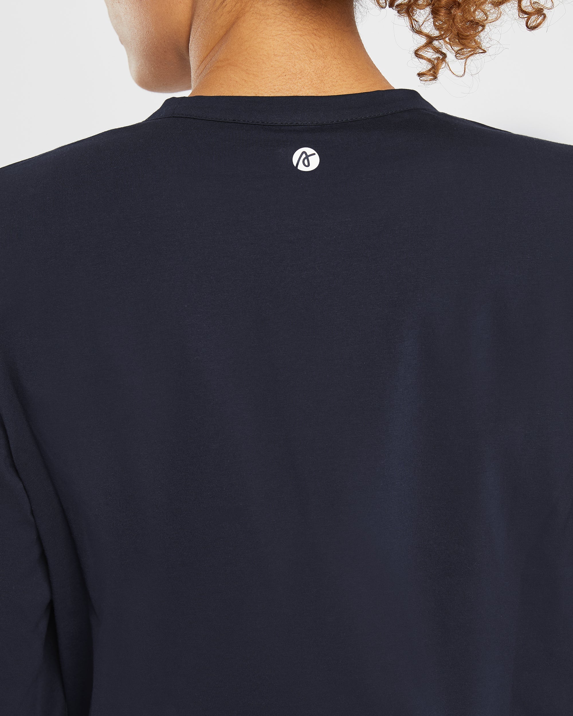 Everyday Relaxed Long Sleeve T Shirt - Navy