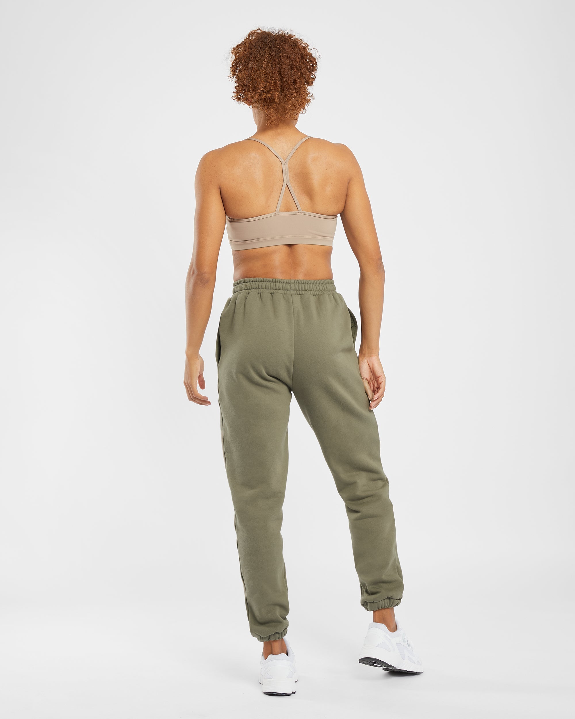 Premium Oversized Joggers - Dusky Olive