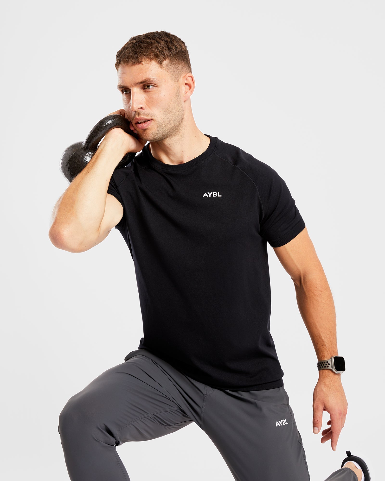 Ascend Seamless T Shirt - Black