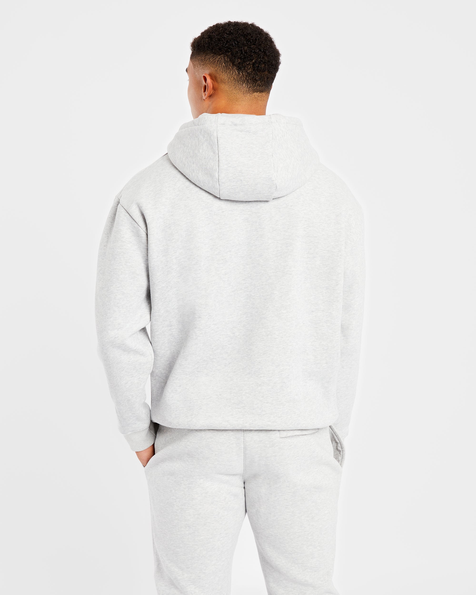 Essential Hoodie - Grey Marl