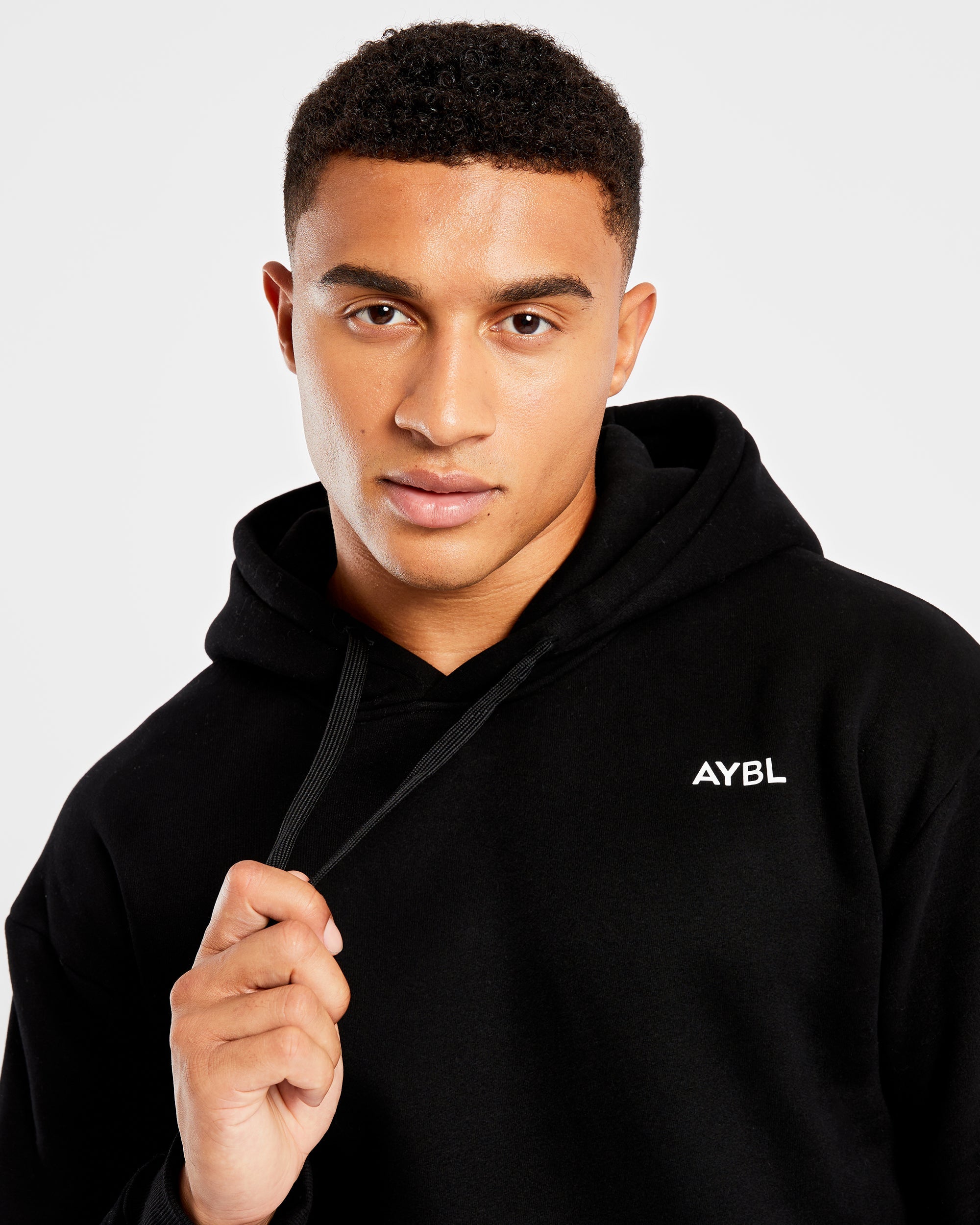 Mens Essential Hoodie Black