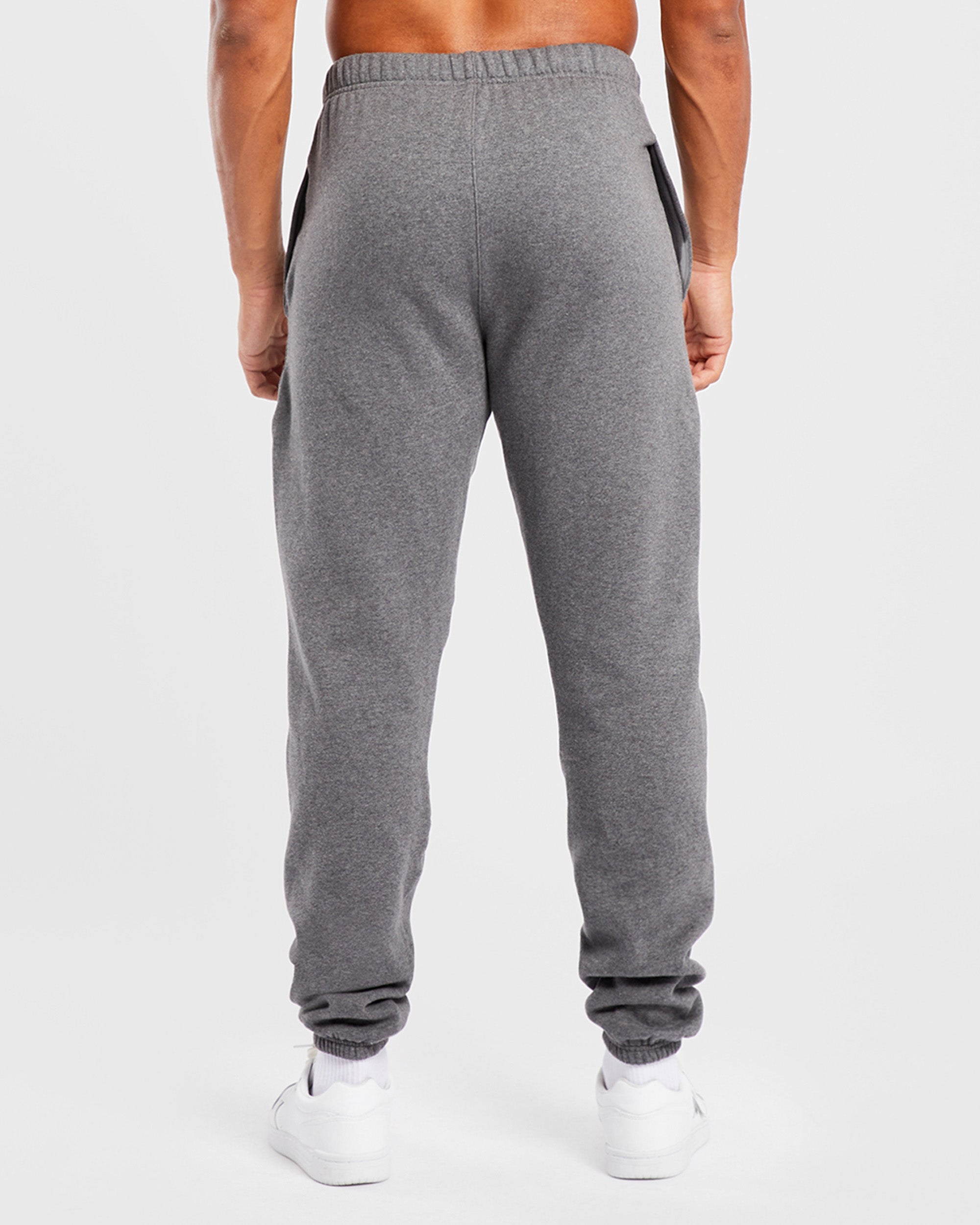 Essential Oversized Joggers - Charcoal Marl