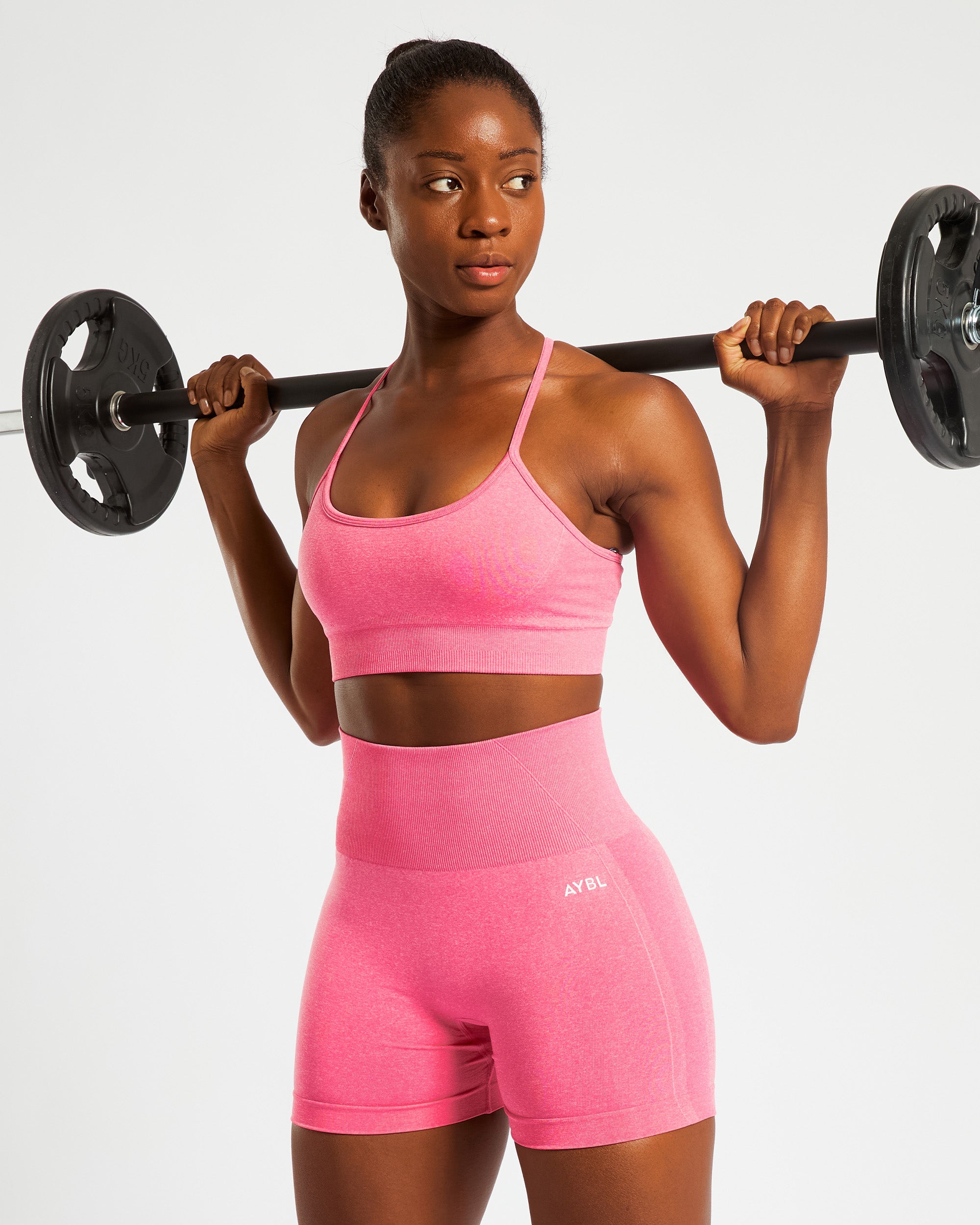 Empower Seamless Sports Bra - Pink Marl