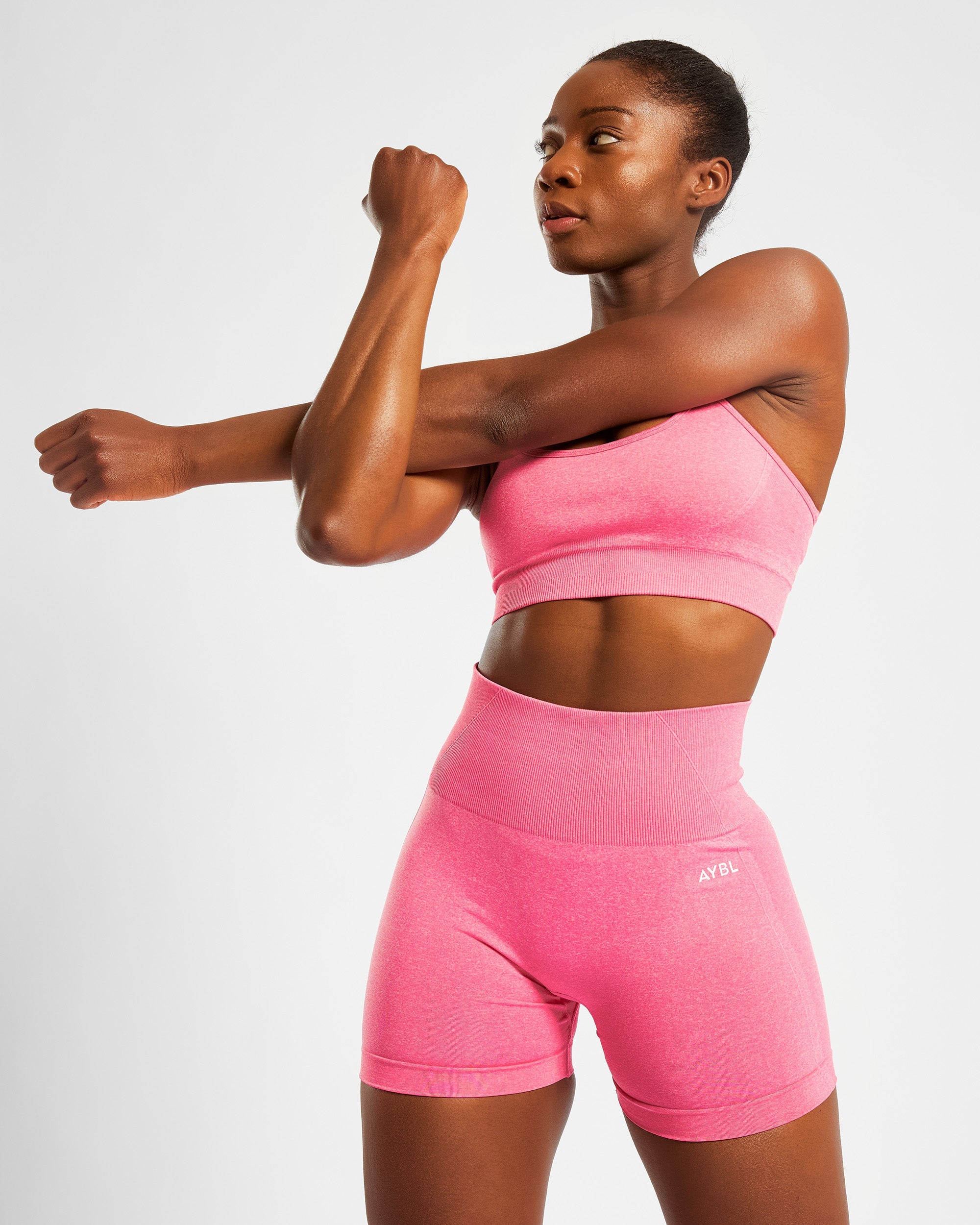 Empower Seamless Shorts - Pink Marl