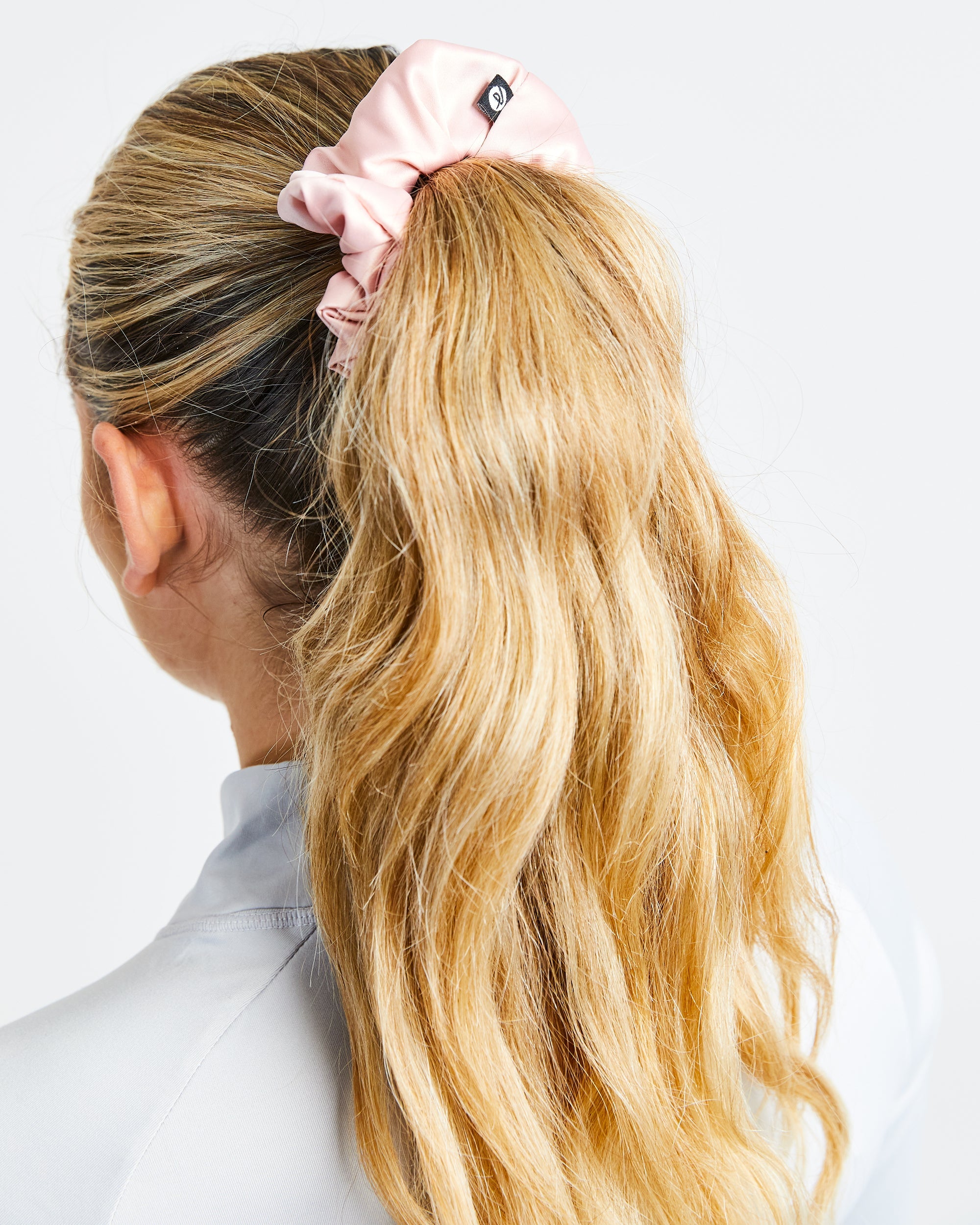 Scrunchie 4 Pack - White/Champagne/Pink/Mocha