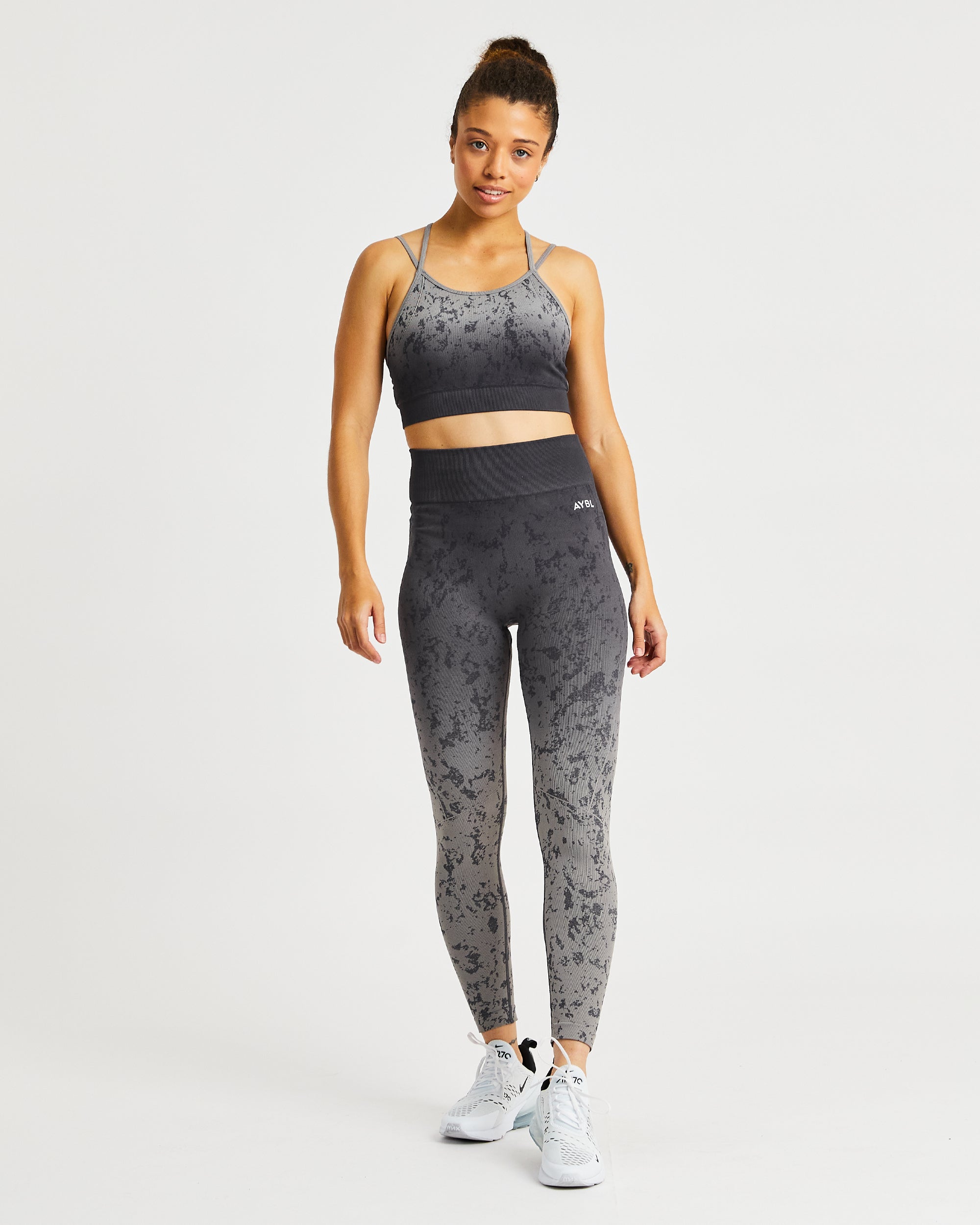 Flare Seamless Sports Bra - Grey