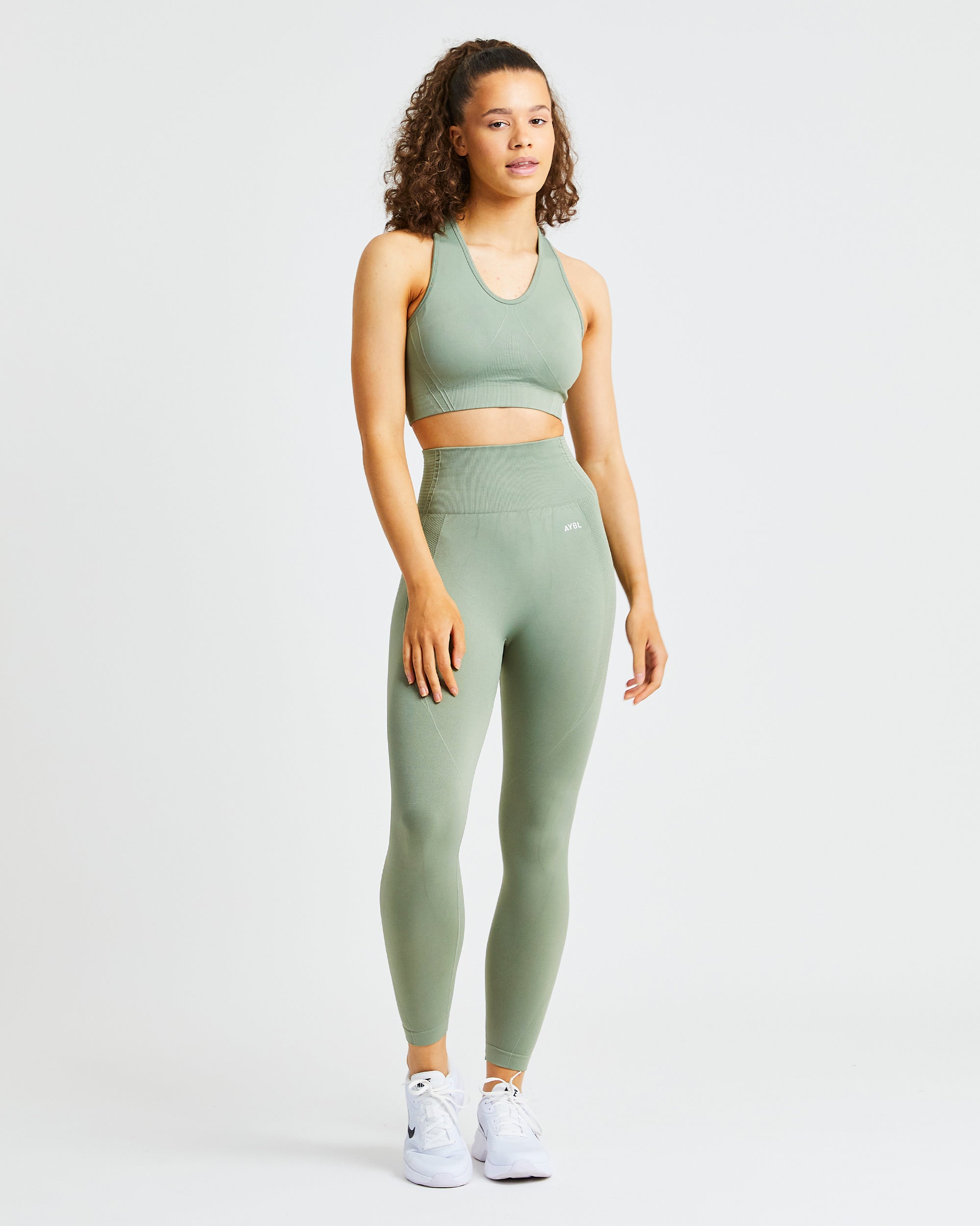 Balance V2 Seamless Leggings - Olive Green