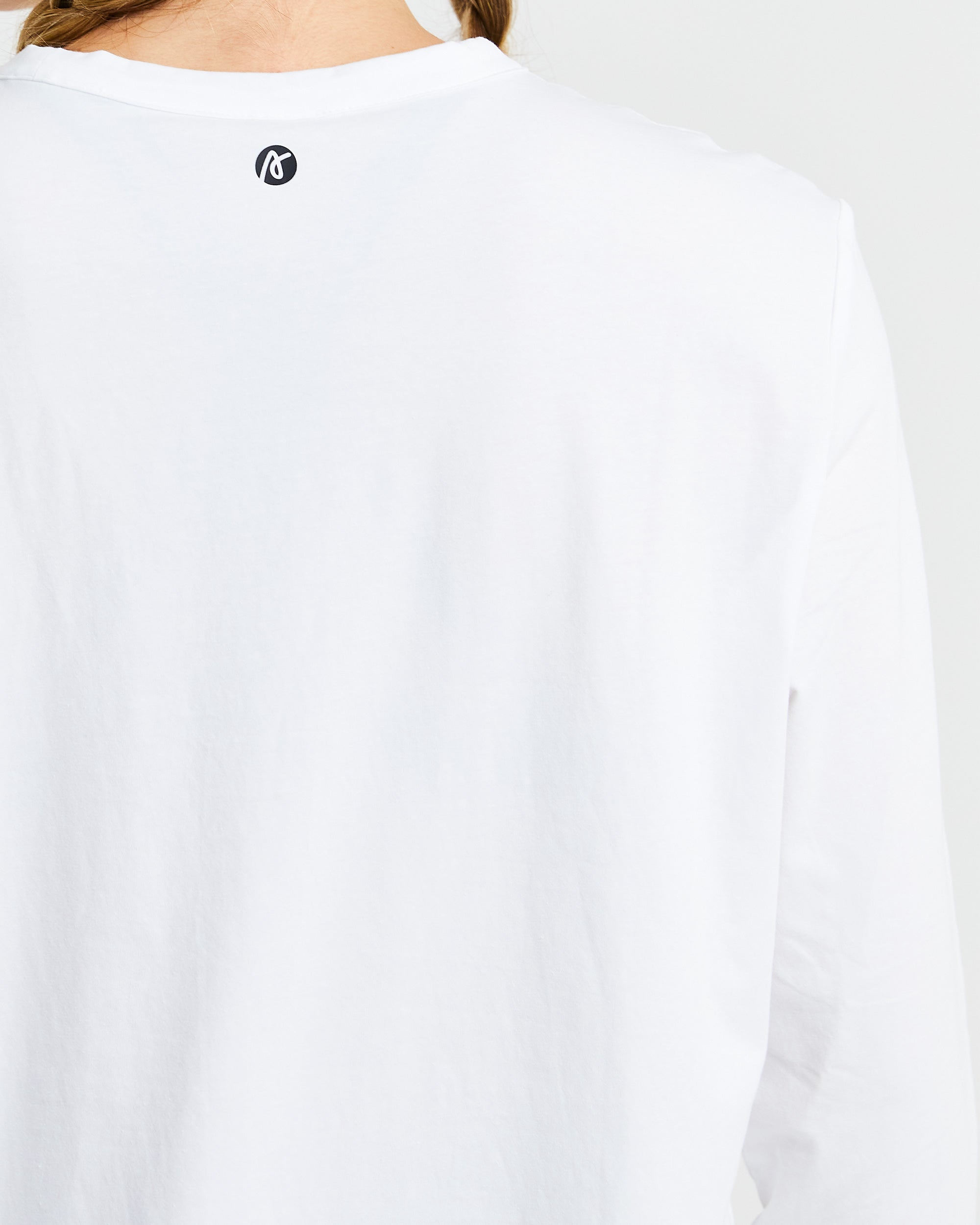 Everyday Relaxed Long Sleeve T Shirt - White