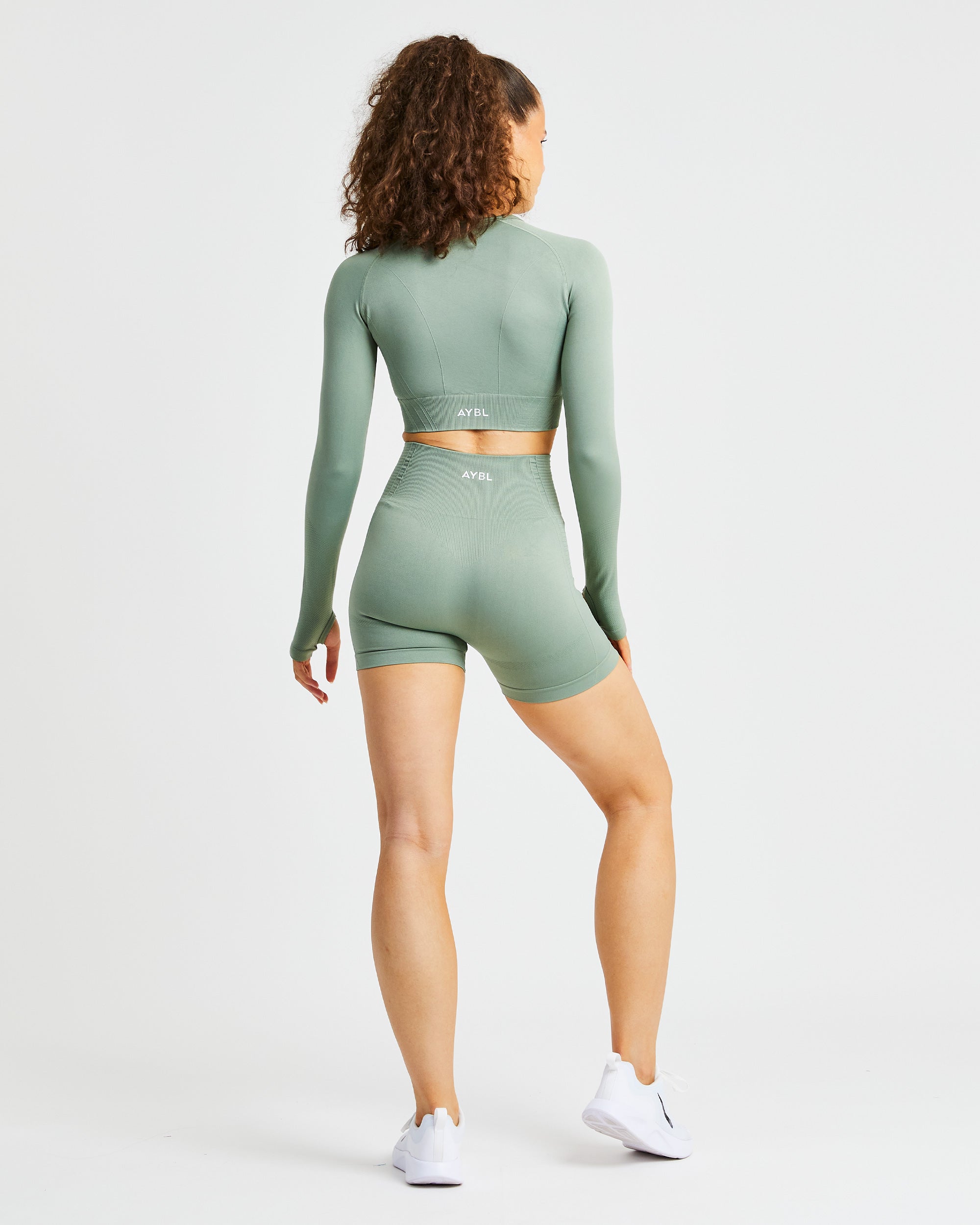 Balance V2 Seamless Shorts - Olive Green