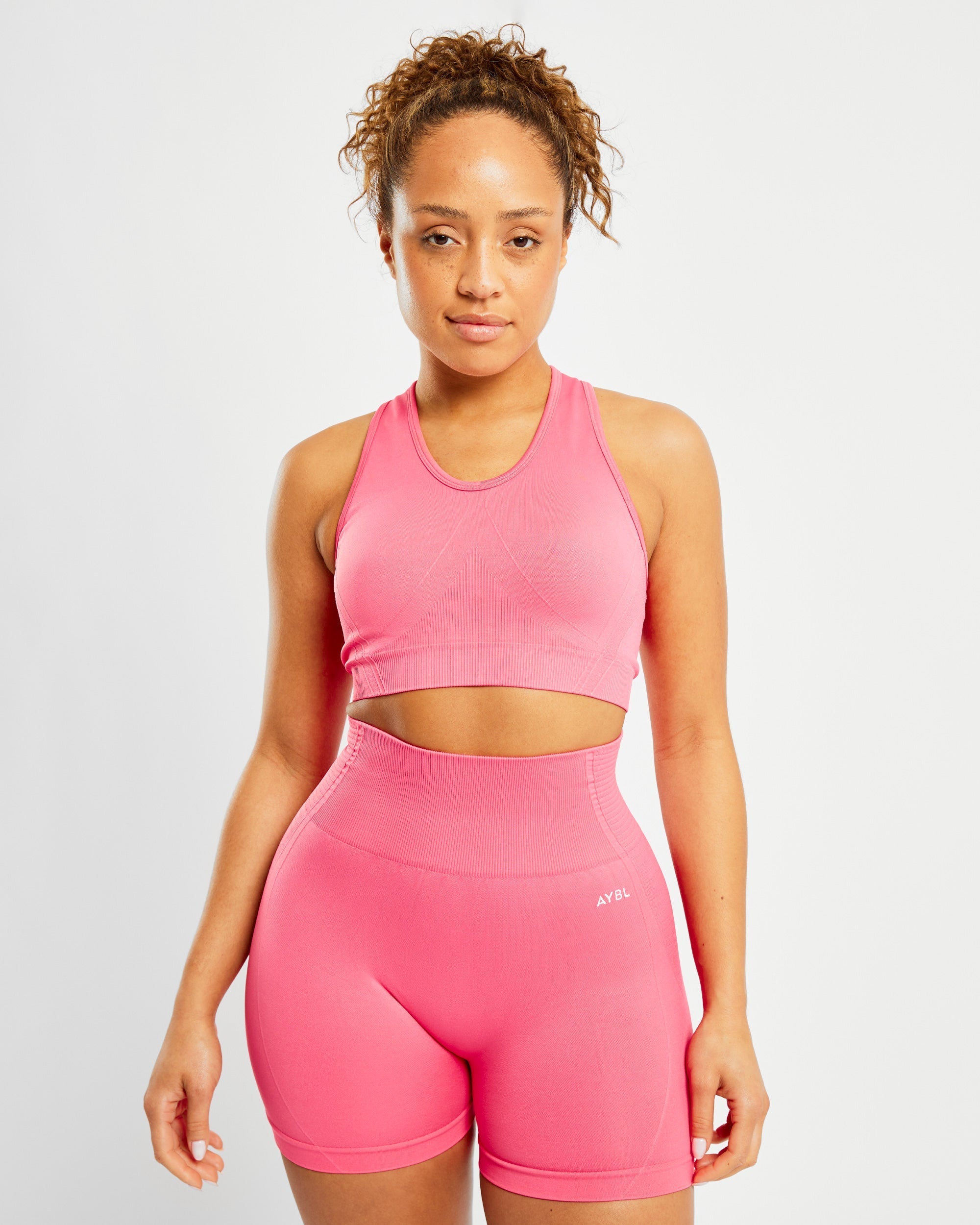 Balance V2 Seamless Sports Bra - Coral Pink