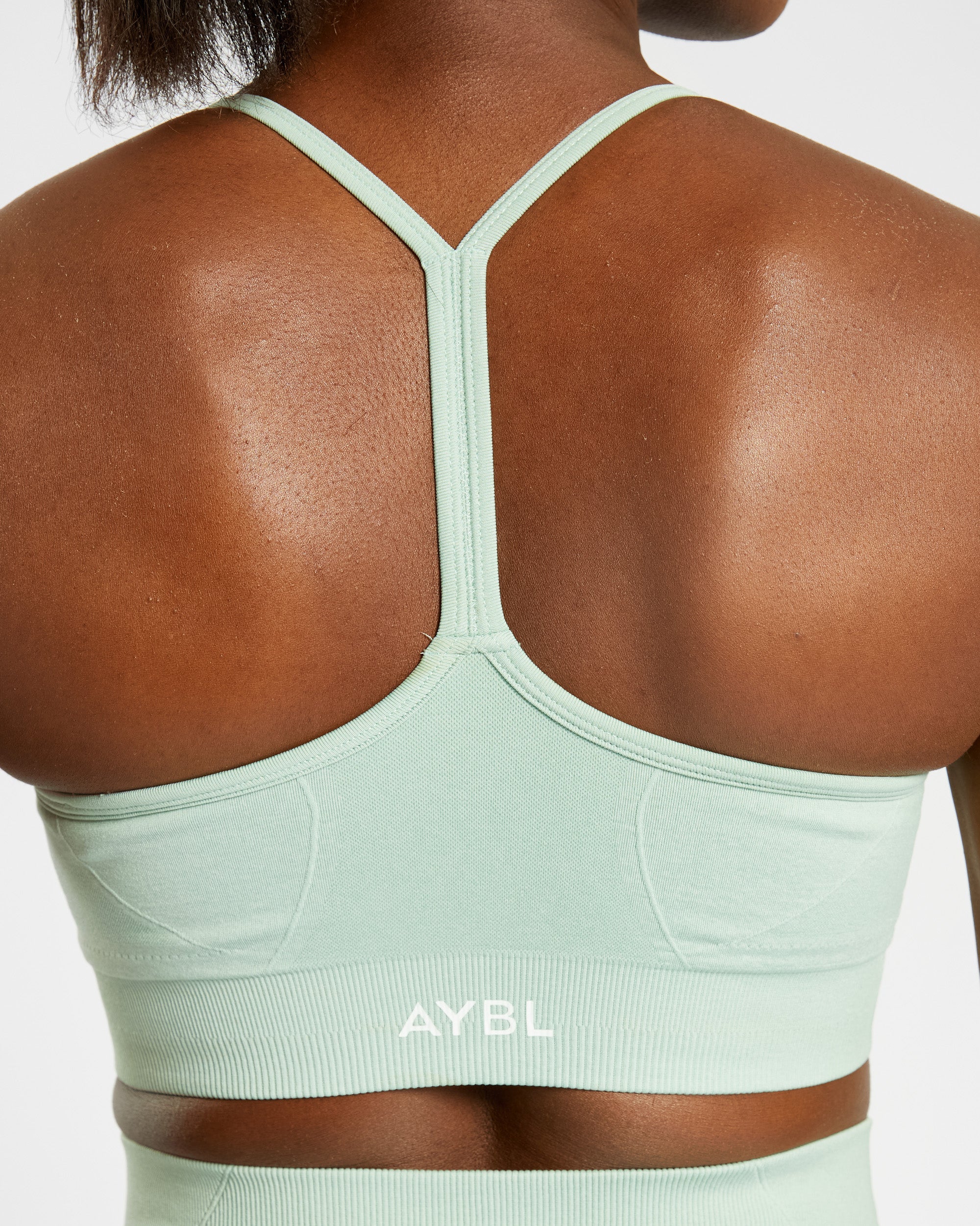 Empower Seamless Sports Bra - Spring Green Marl