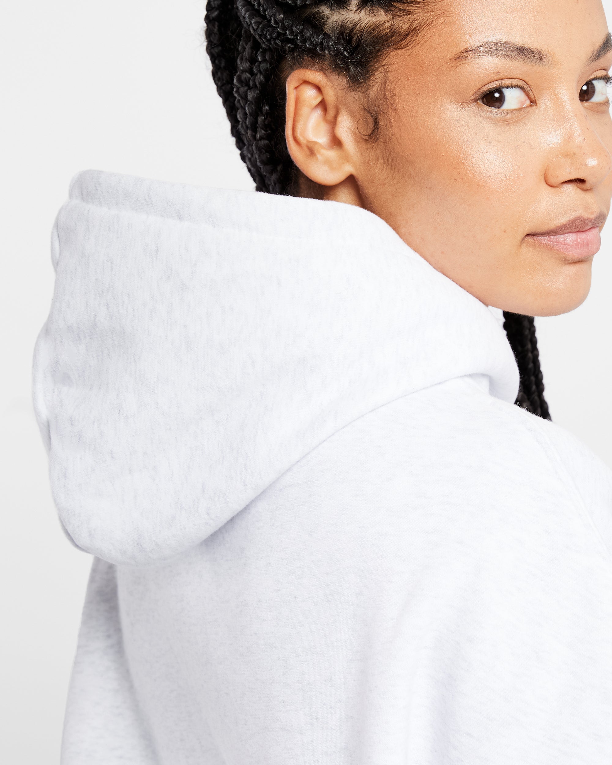 Varsity Oversized Hoodie - Heather Grey