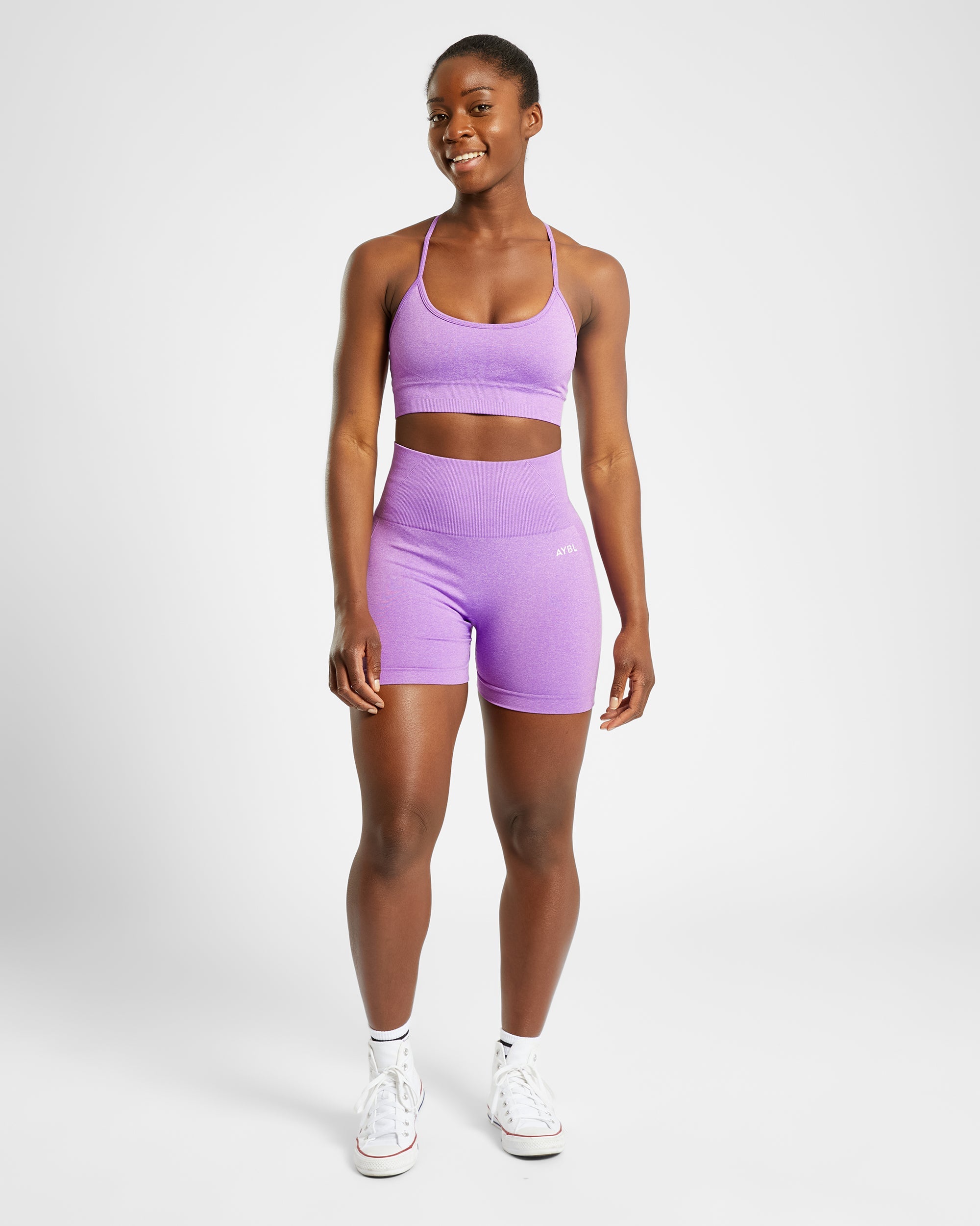 Empower Seamless Sports Bra - Purple Marl