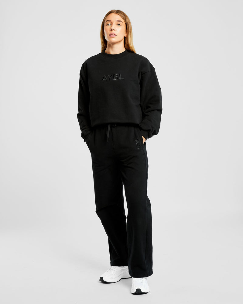 Everyday Relaxed Sweater Black AYBL USA