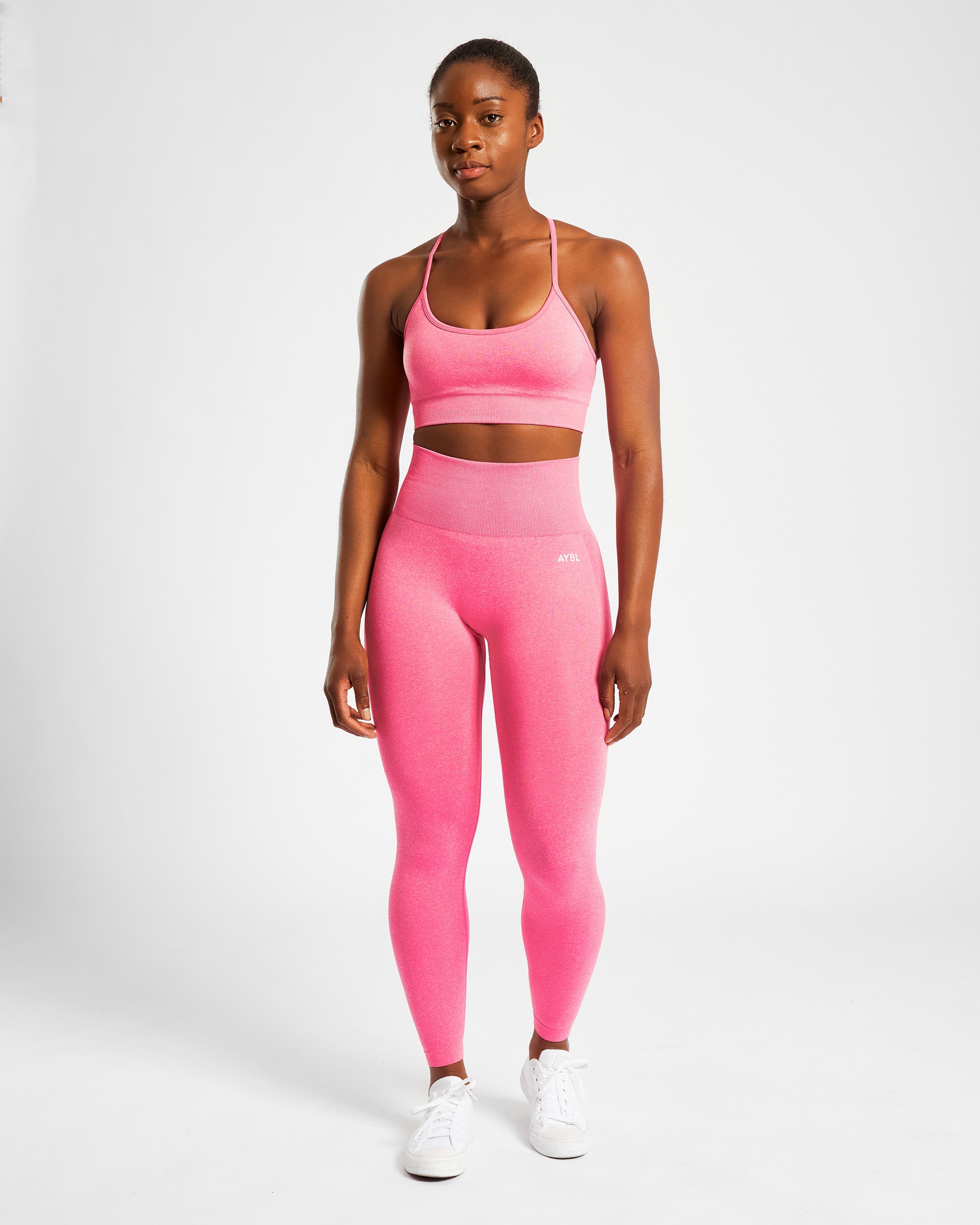 Empower Seamless Leggings - Pink Marl