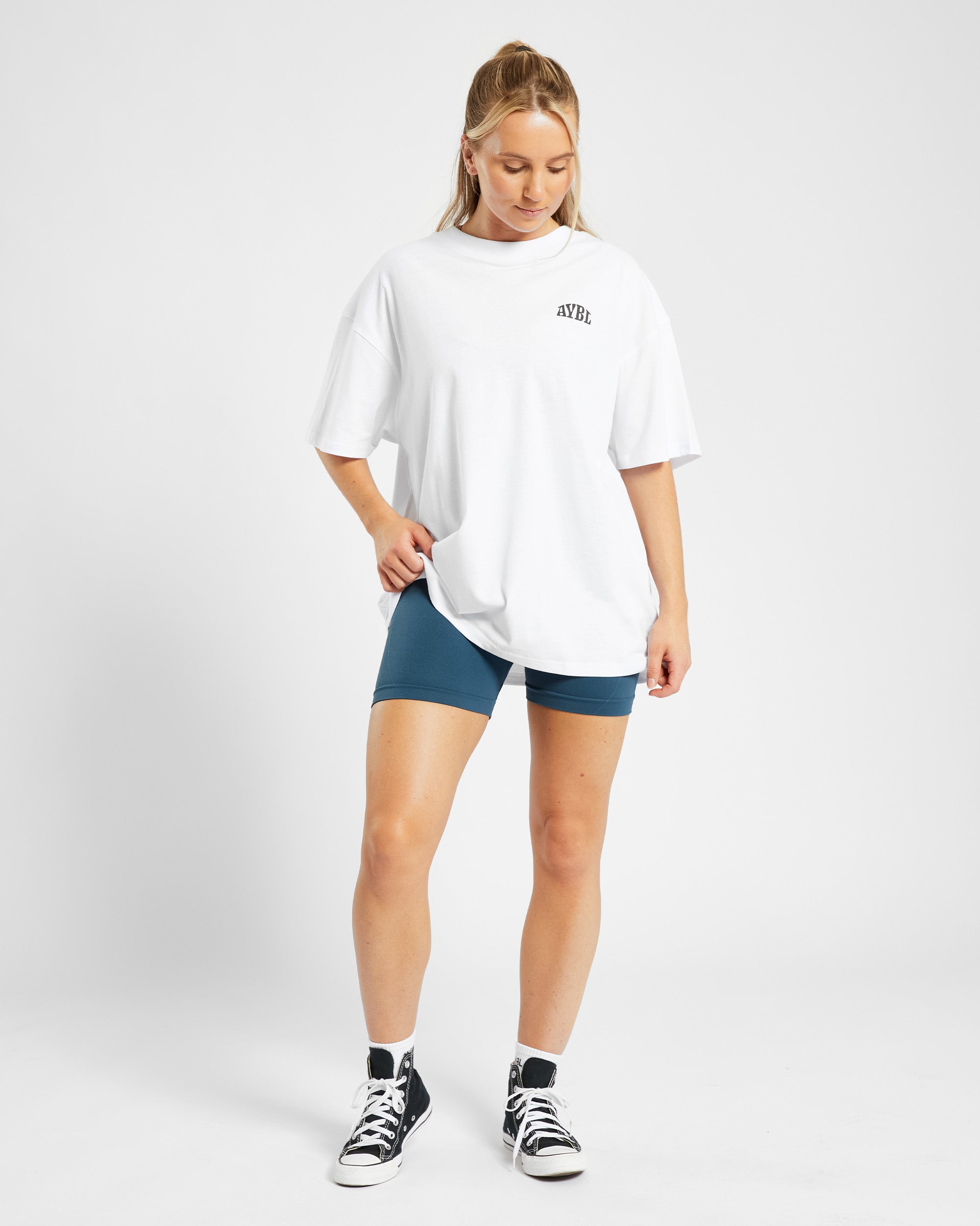 Mind Over Matter Oversized T Shirt - White