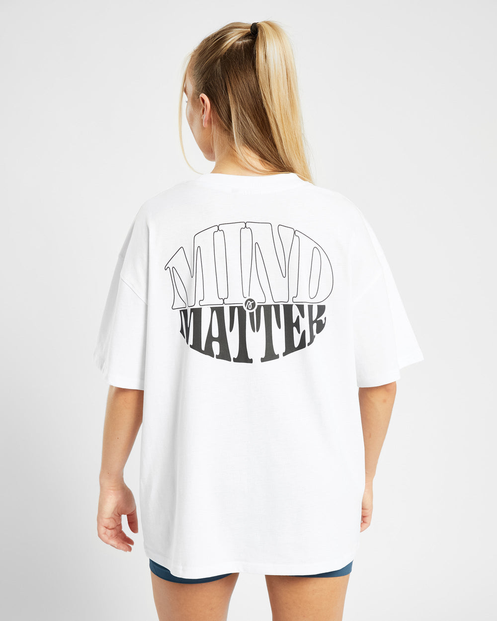 MIND OVER MATTER-(Unisex-Premium Heavyweight Cross-Grain Crewneck Sweatshirt)