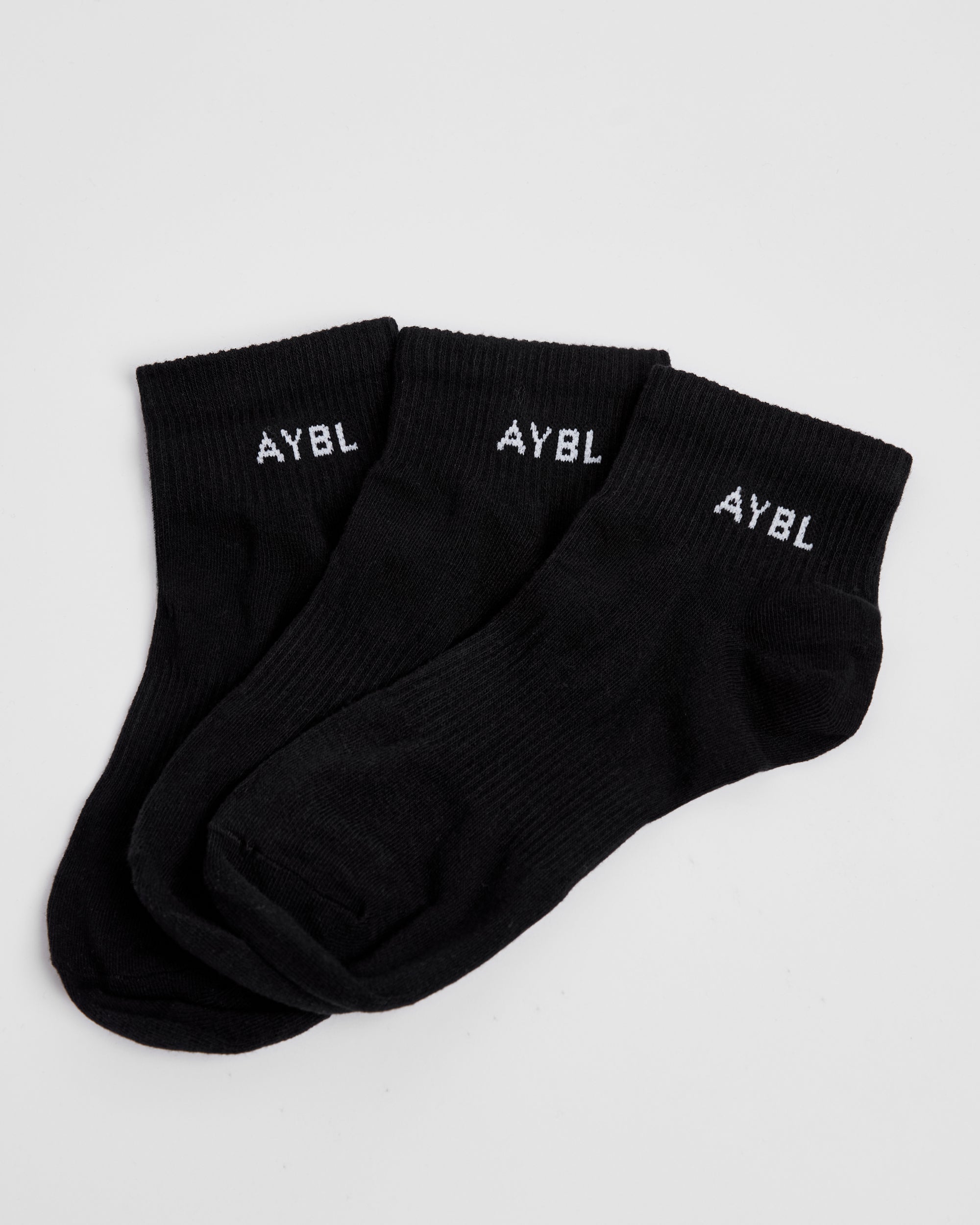 Everyday Ankle Socks (3 Pack) - Black