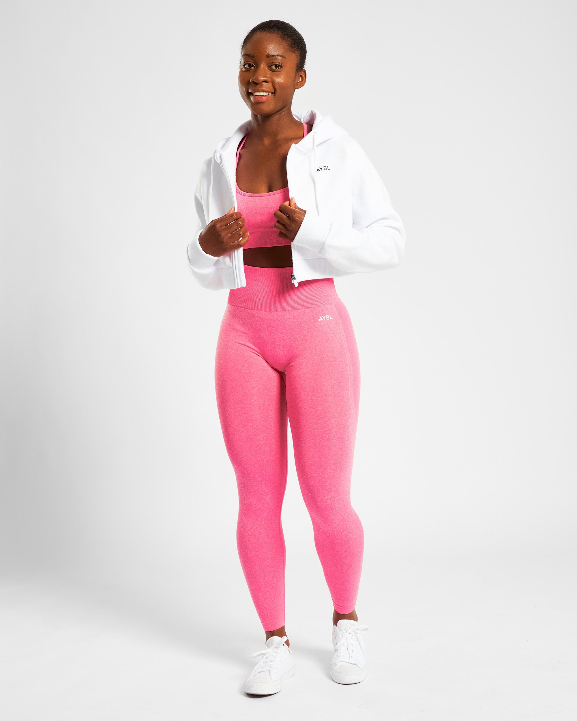 Empower Seamless Leggings - Pink Marl