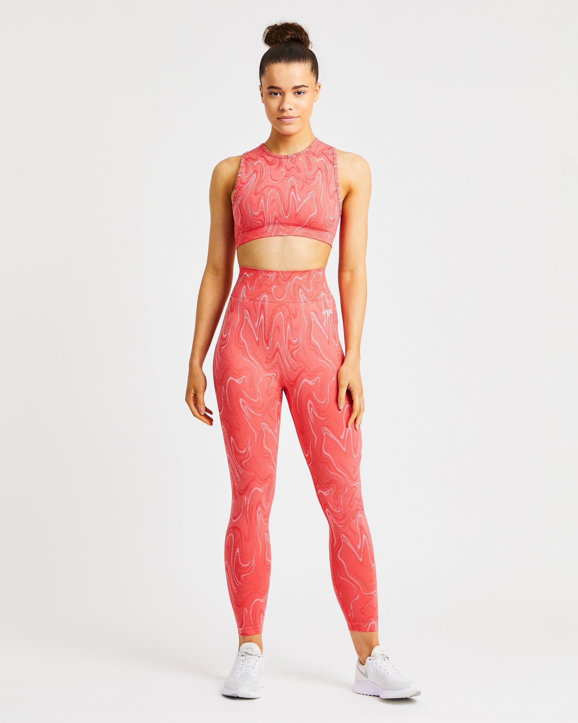 Velocity Seamless Leggings - Coral