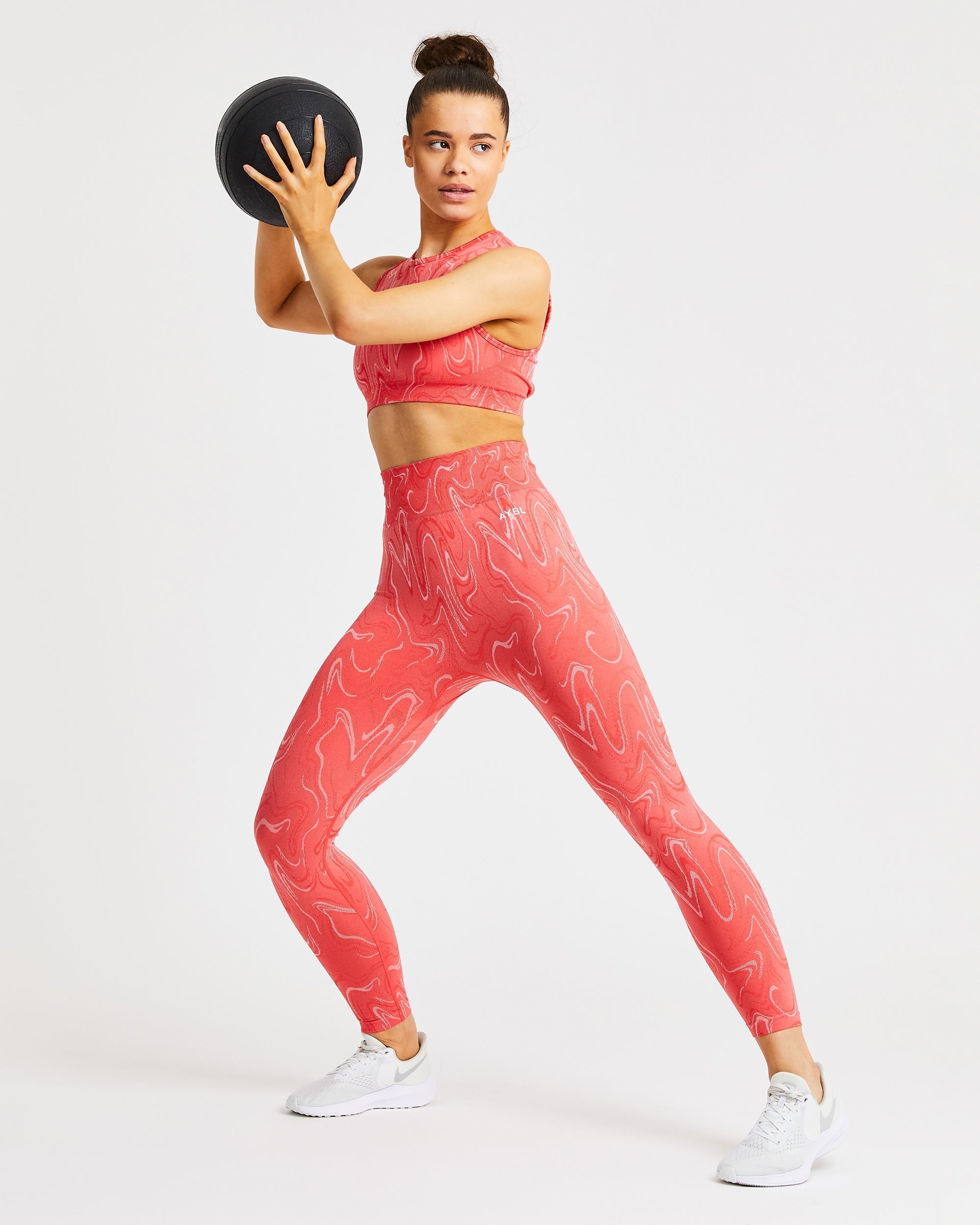 Velocity Seamless Leggings - Coral