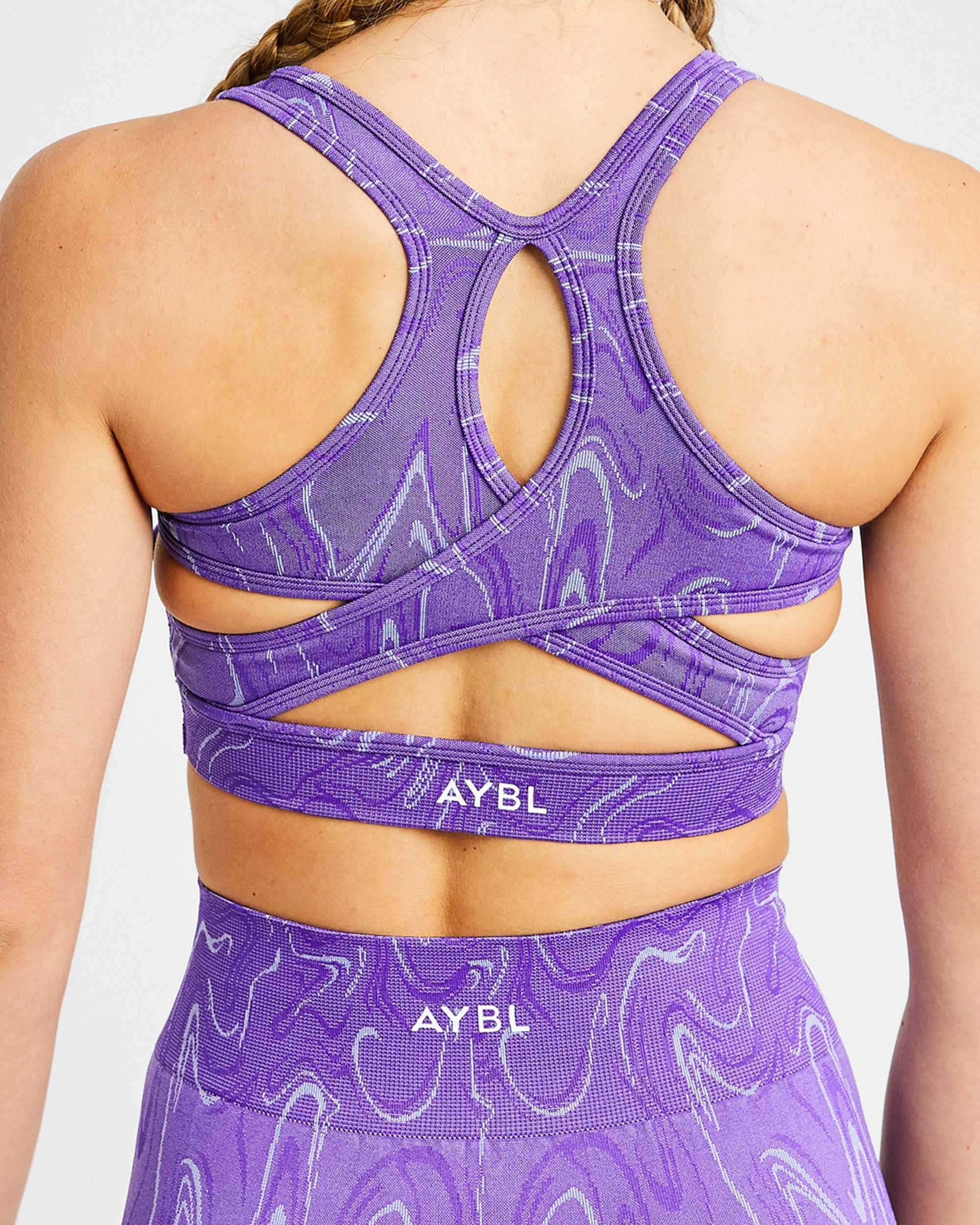 Velocity Seamless Sports Bra - Purple