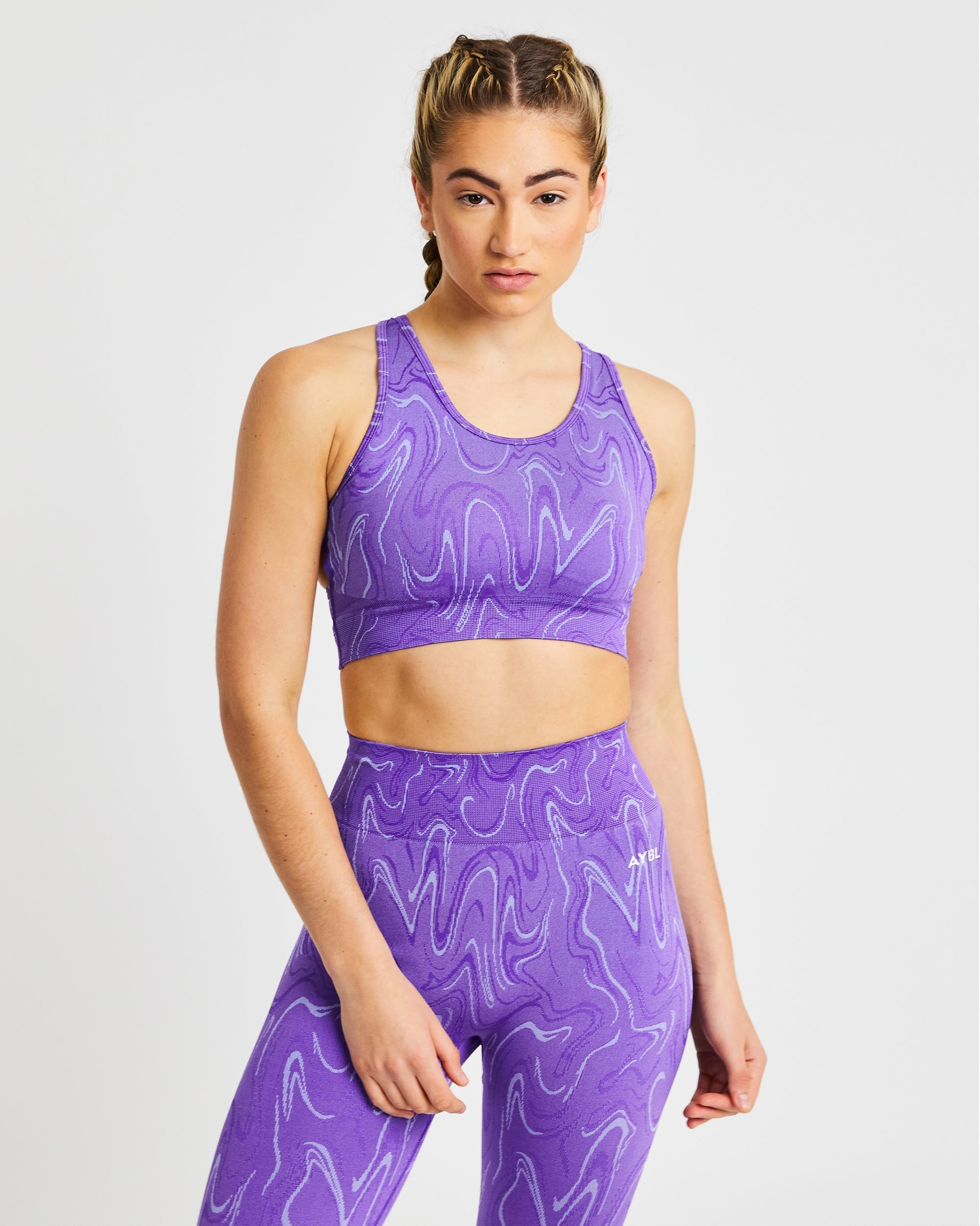 Velocity Seamless Sports Bra - Purple