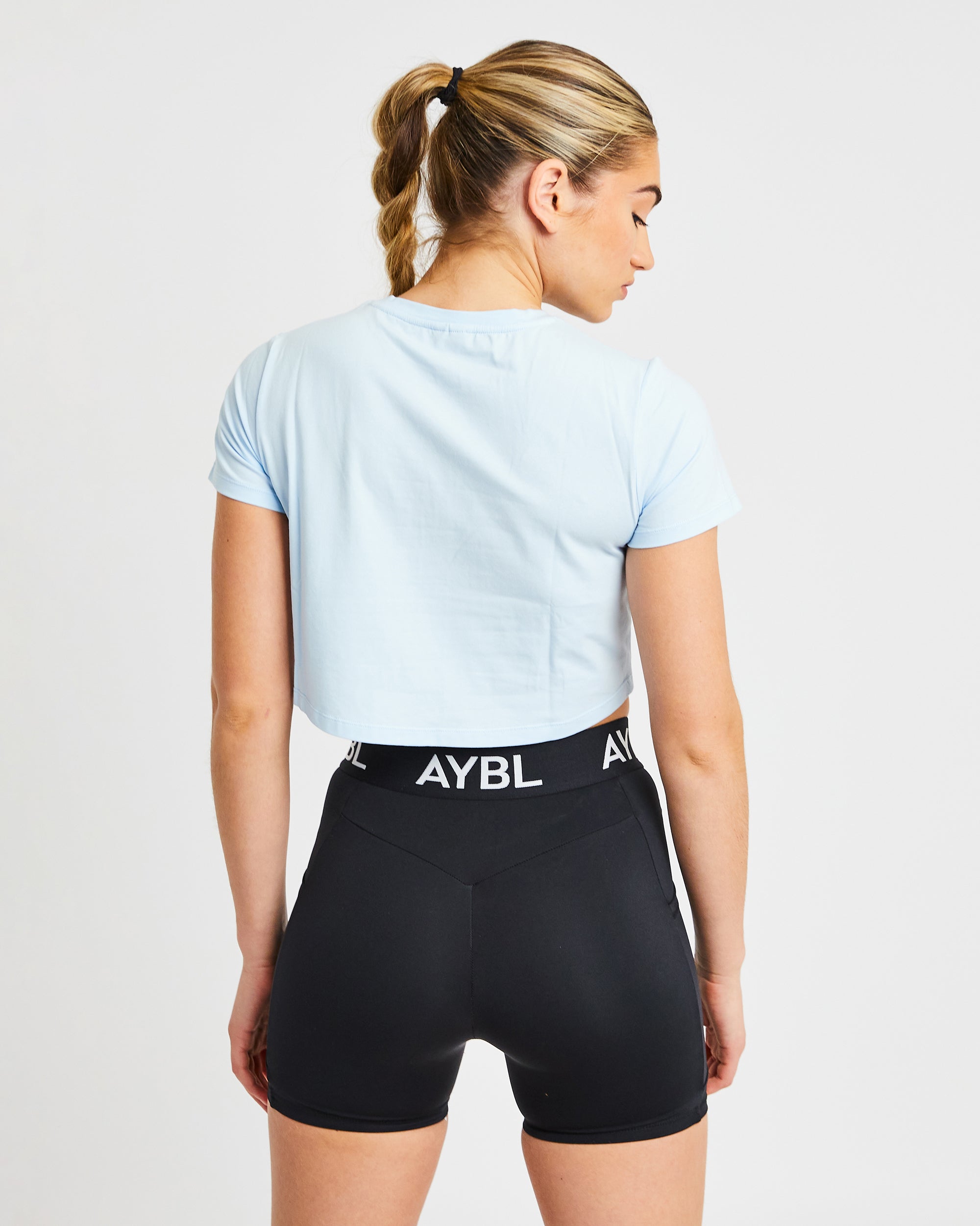 Crop T Shirt - Blue