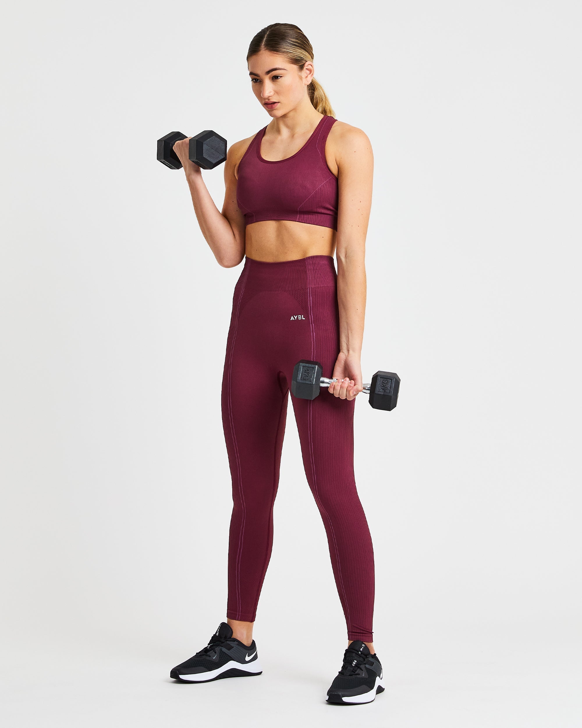 Reflex Seamless Sports Bra - Plum