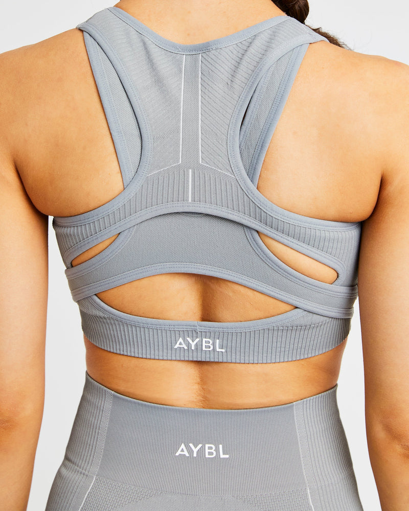 Reflex Seamless Sports Bra - Grey – AYBL USA