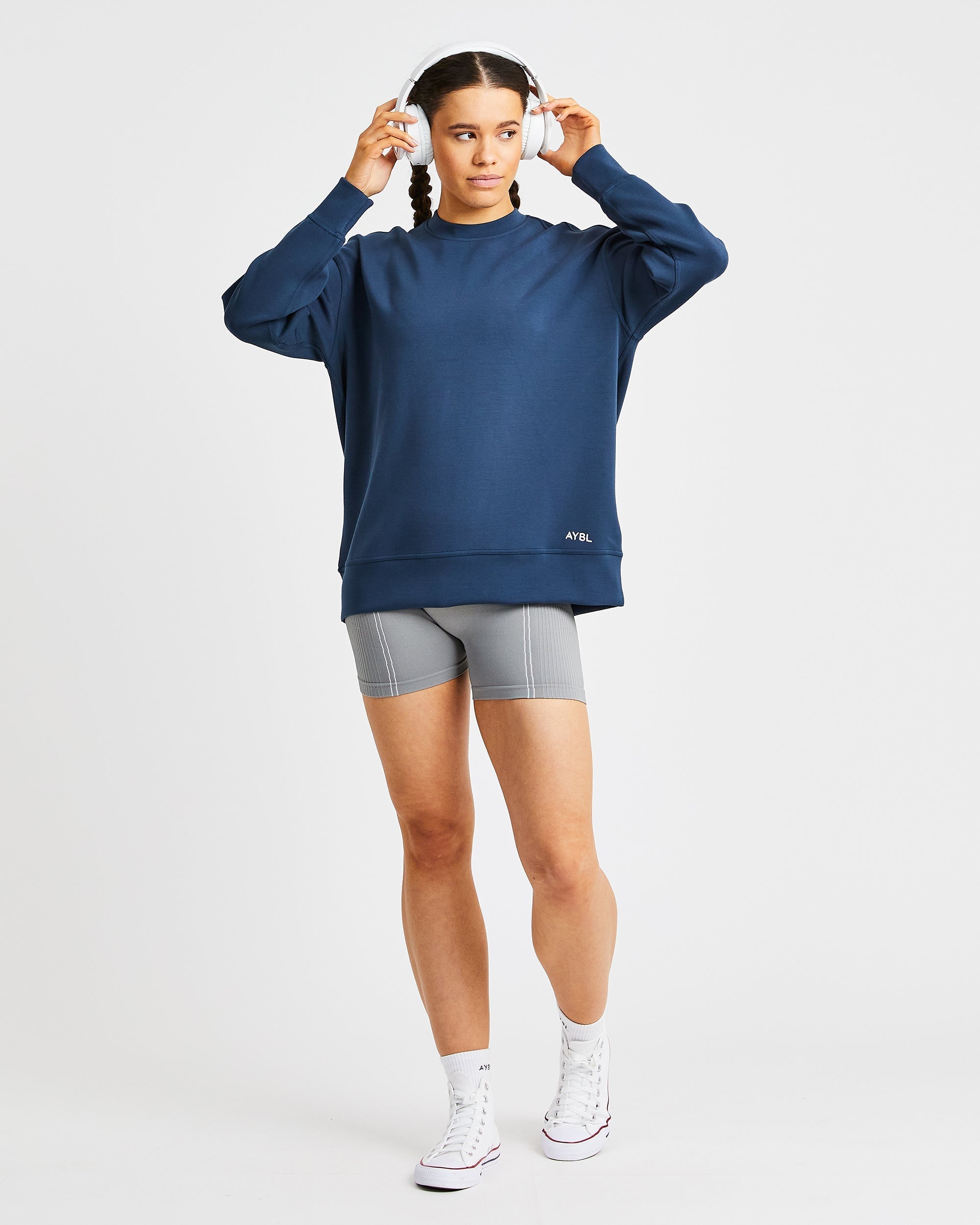 Oversized Jumper - Navy