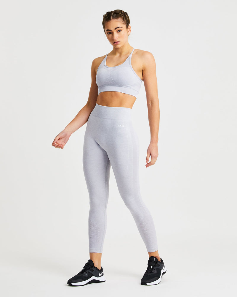 Motion Seamless Sports Bra - Light Grey – AYBL USA