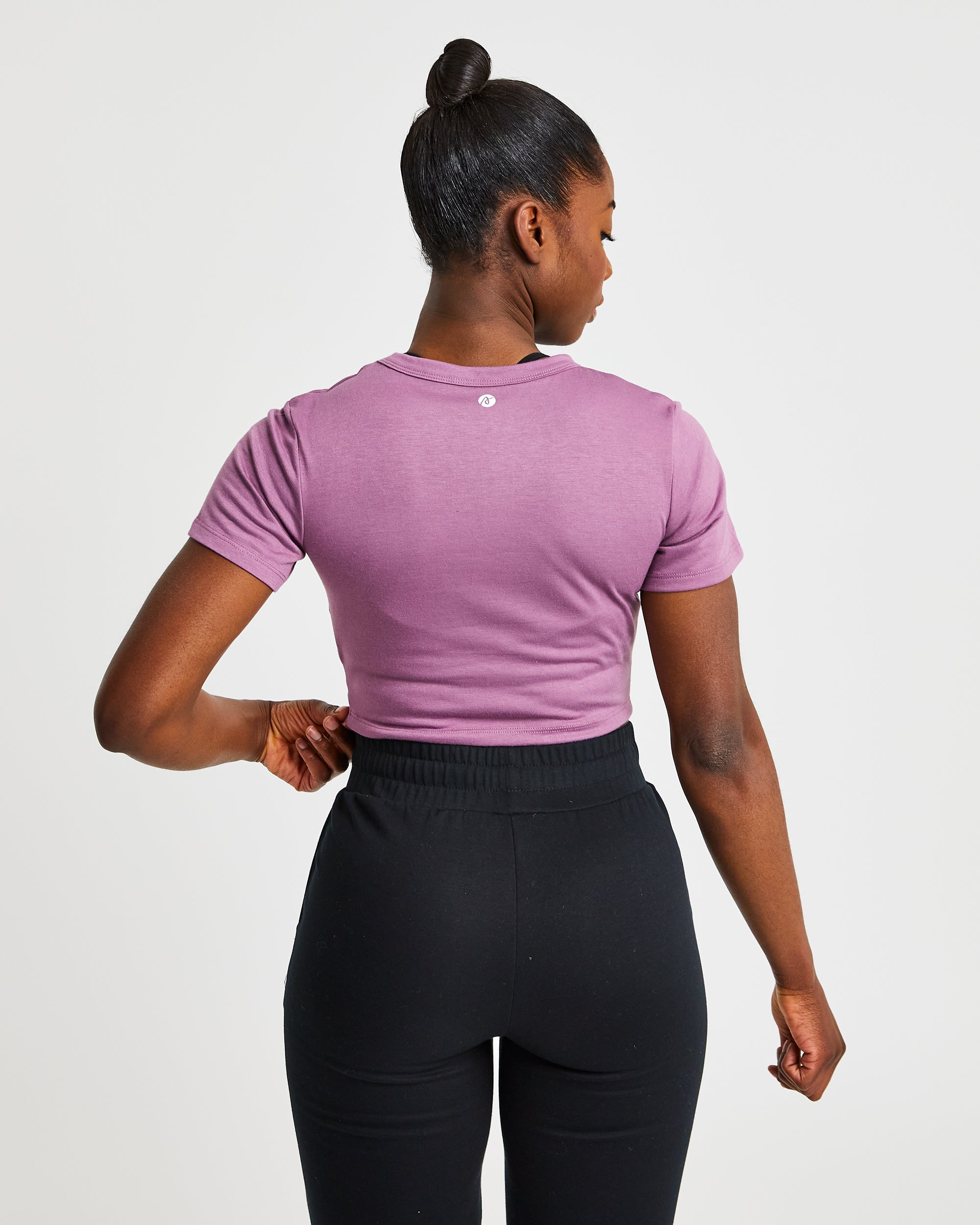 Element Twist Top - Mauve Purple