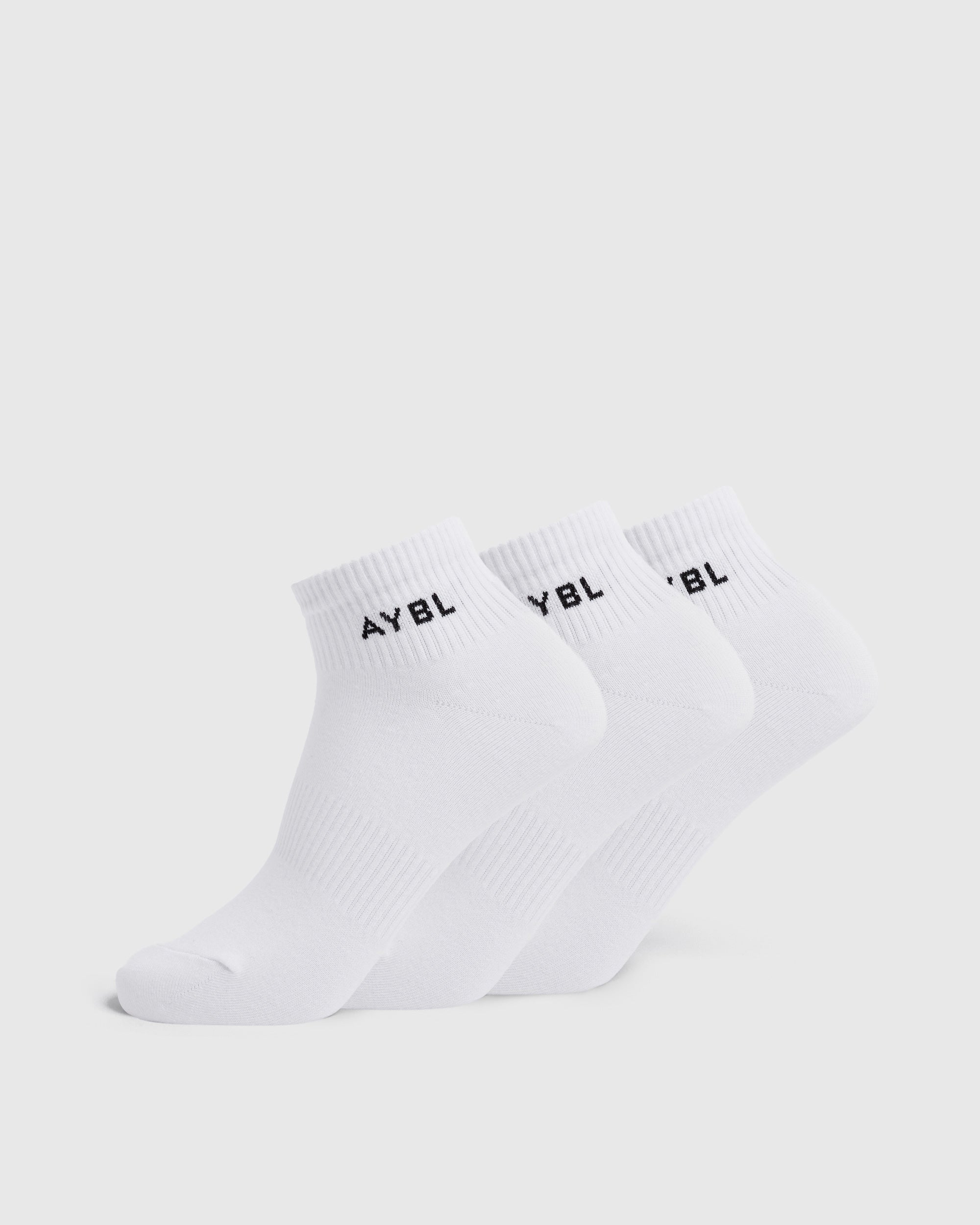 Everyday Ankle Socks (3 Pack) - White